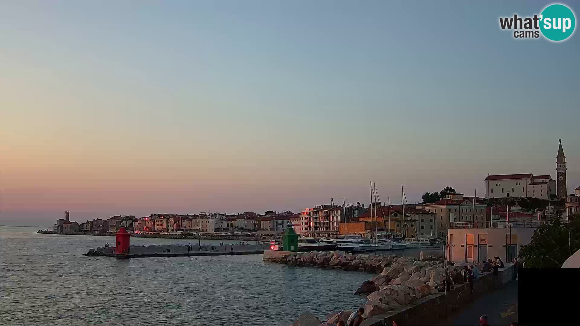 Piran – view to Punta and Mandrač