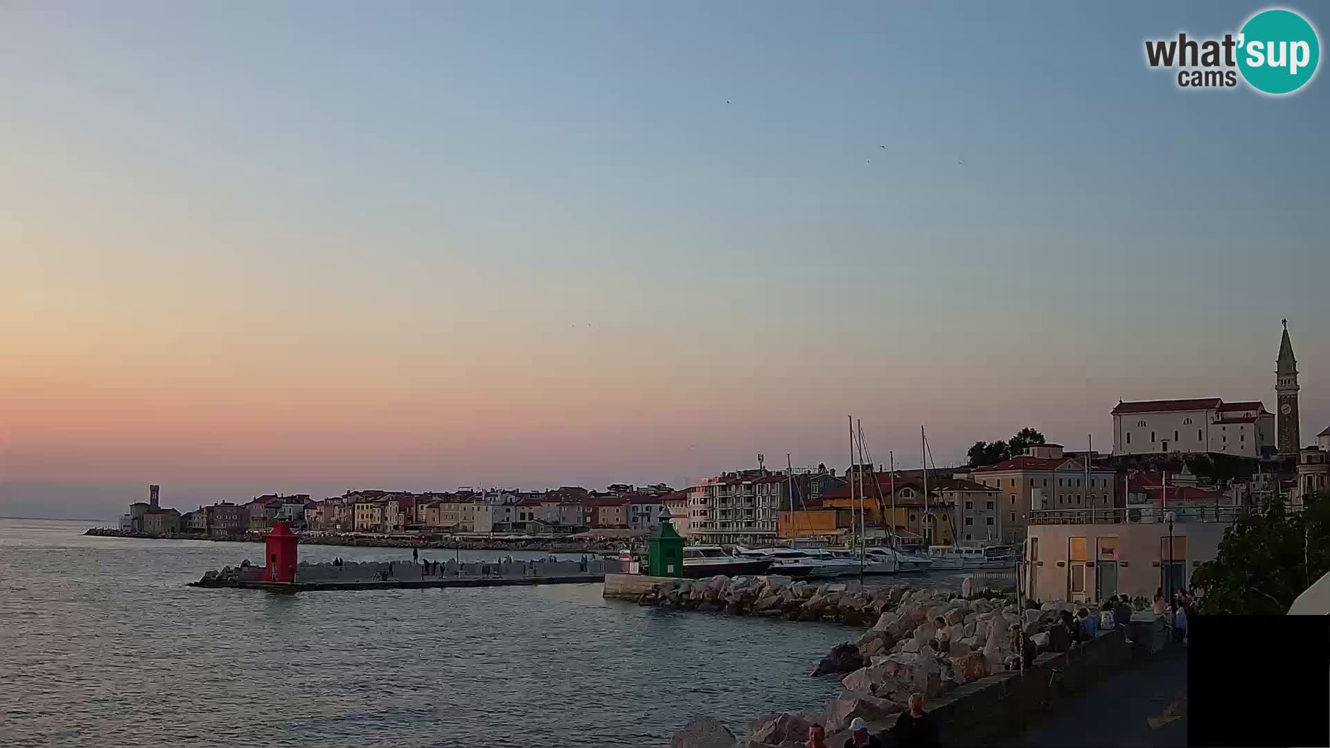 Piran – view to Punta and Mandrač