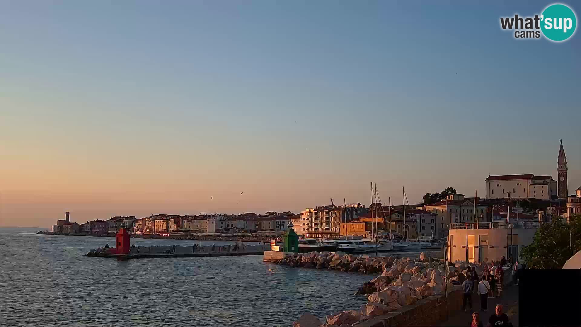 Piran – view to Punta and Mandrač