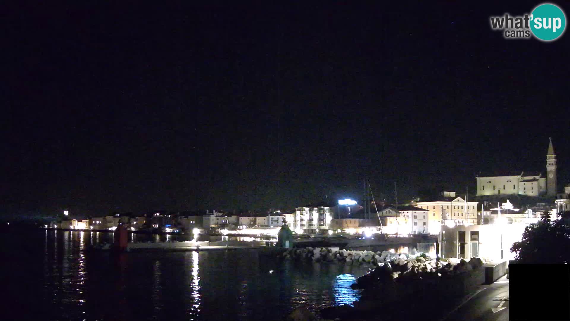 Piran – view to Punta and Mandrač