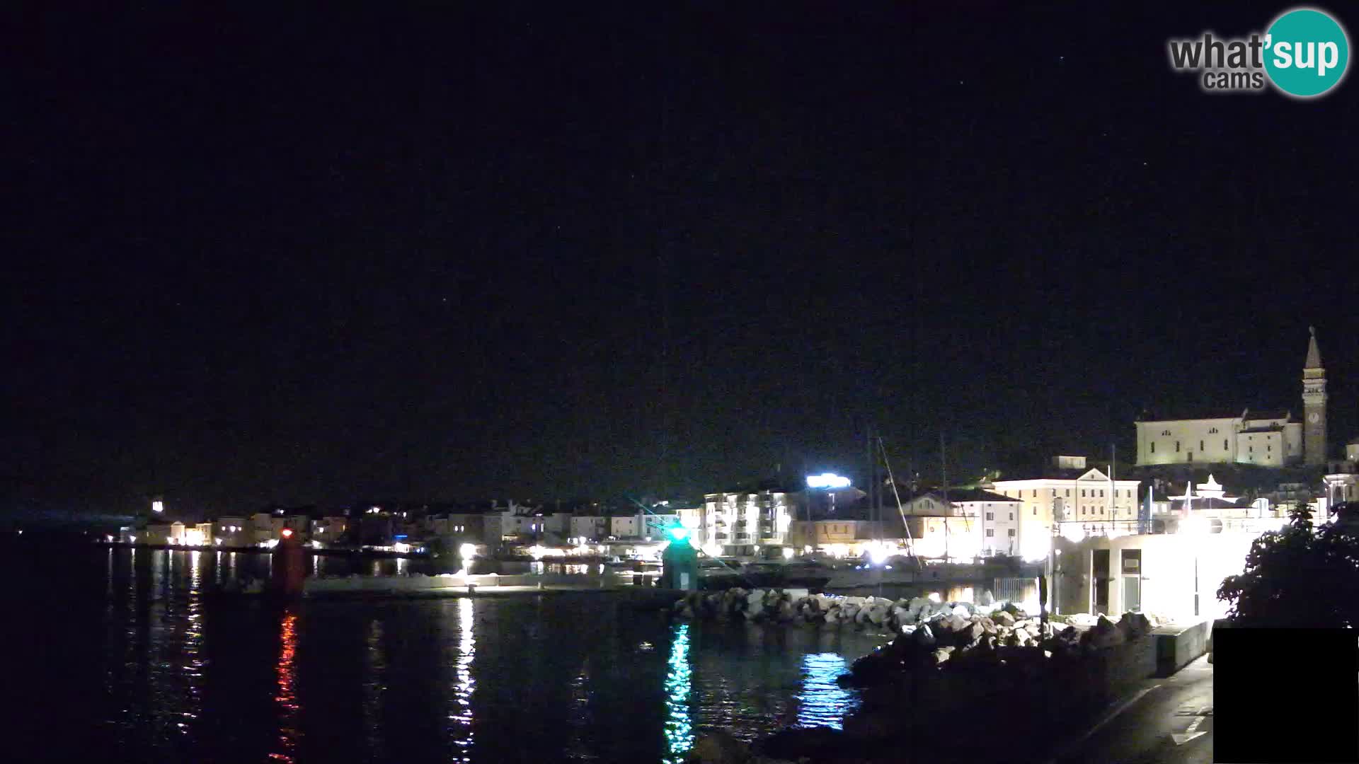 Piran – view to Punta and Mandrač