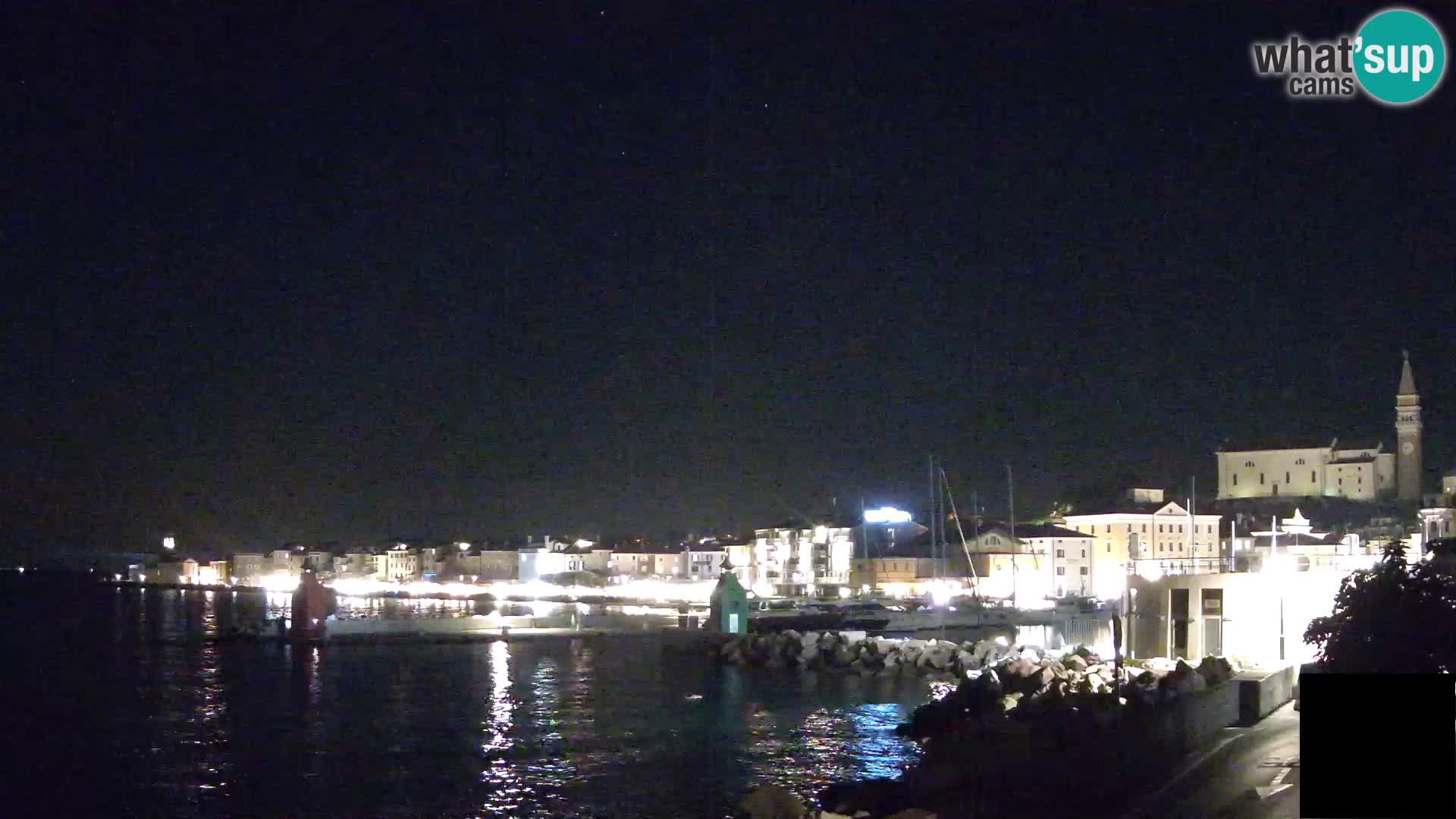 Piran – view to Punta and Mandrač