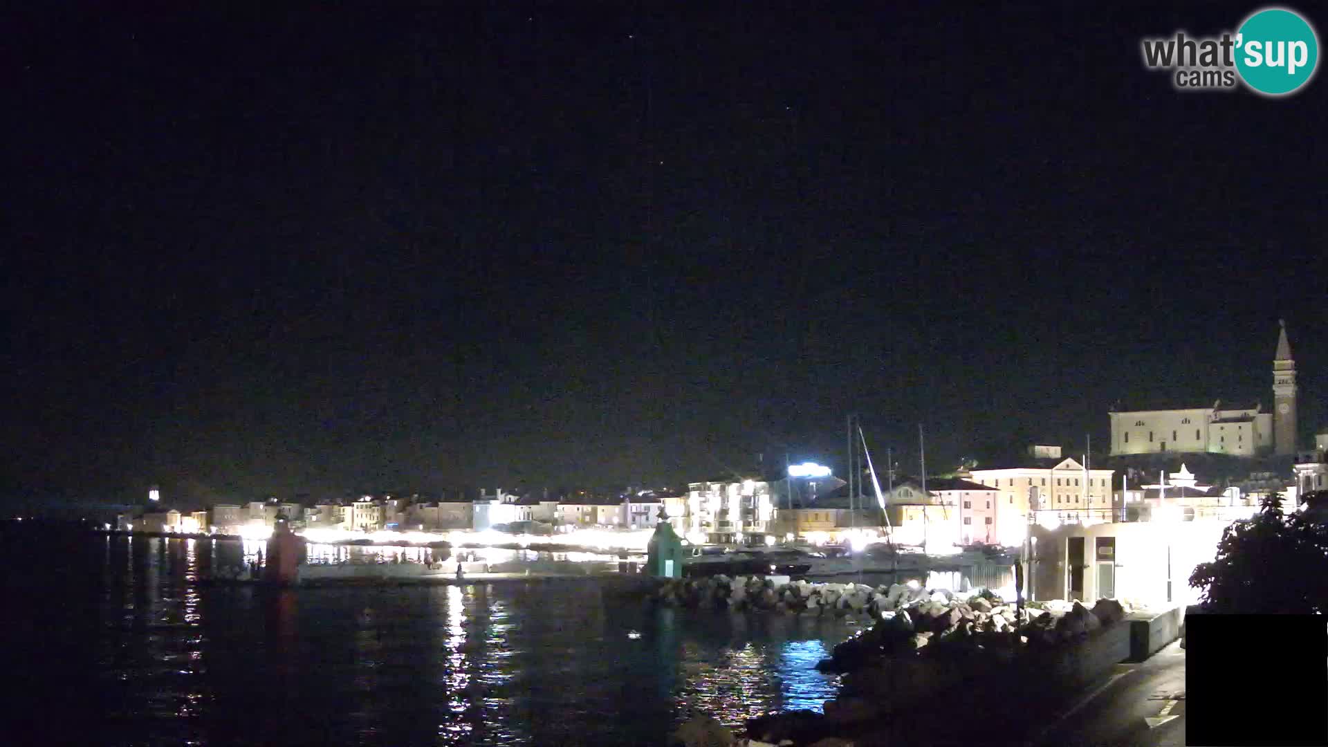 Pirano – vista verso la Punta e il “Mandrač”