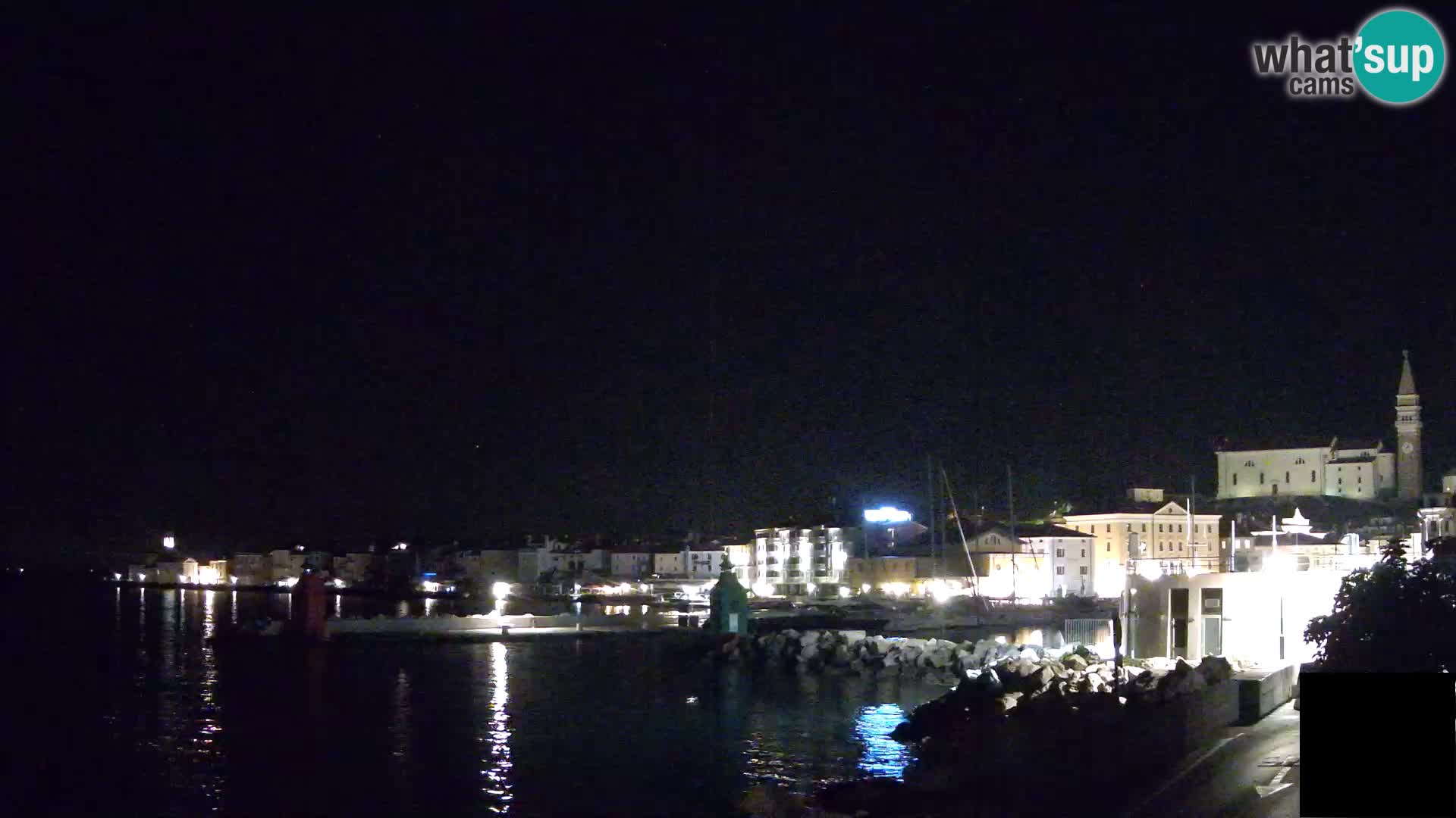 Piran – view to Punta and Mandrač