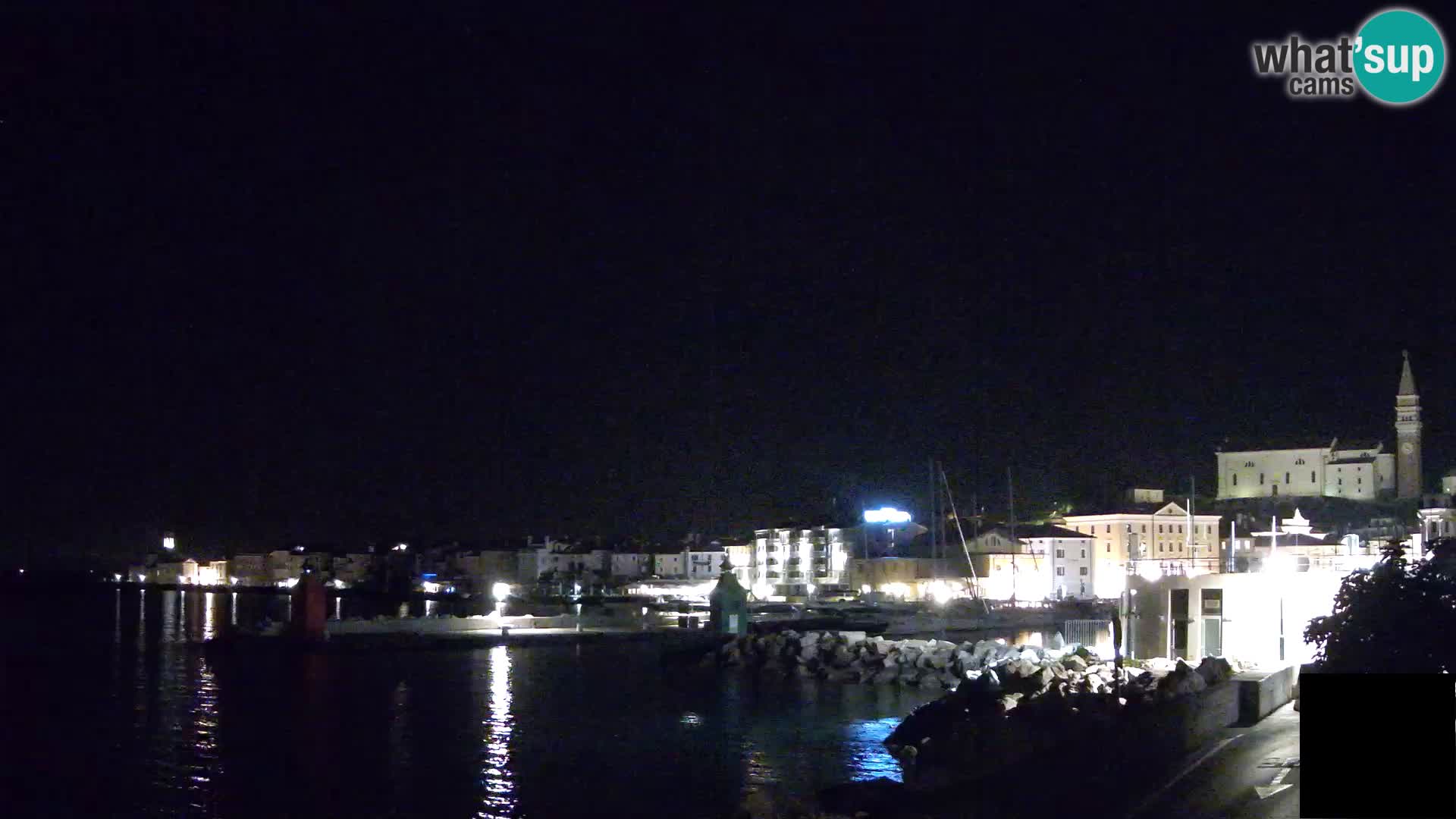Piran – view to Punta and Mandrač
