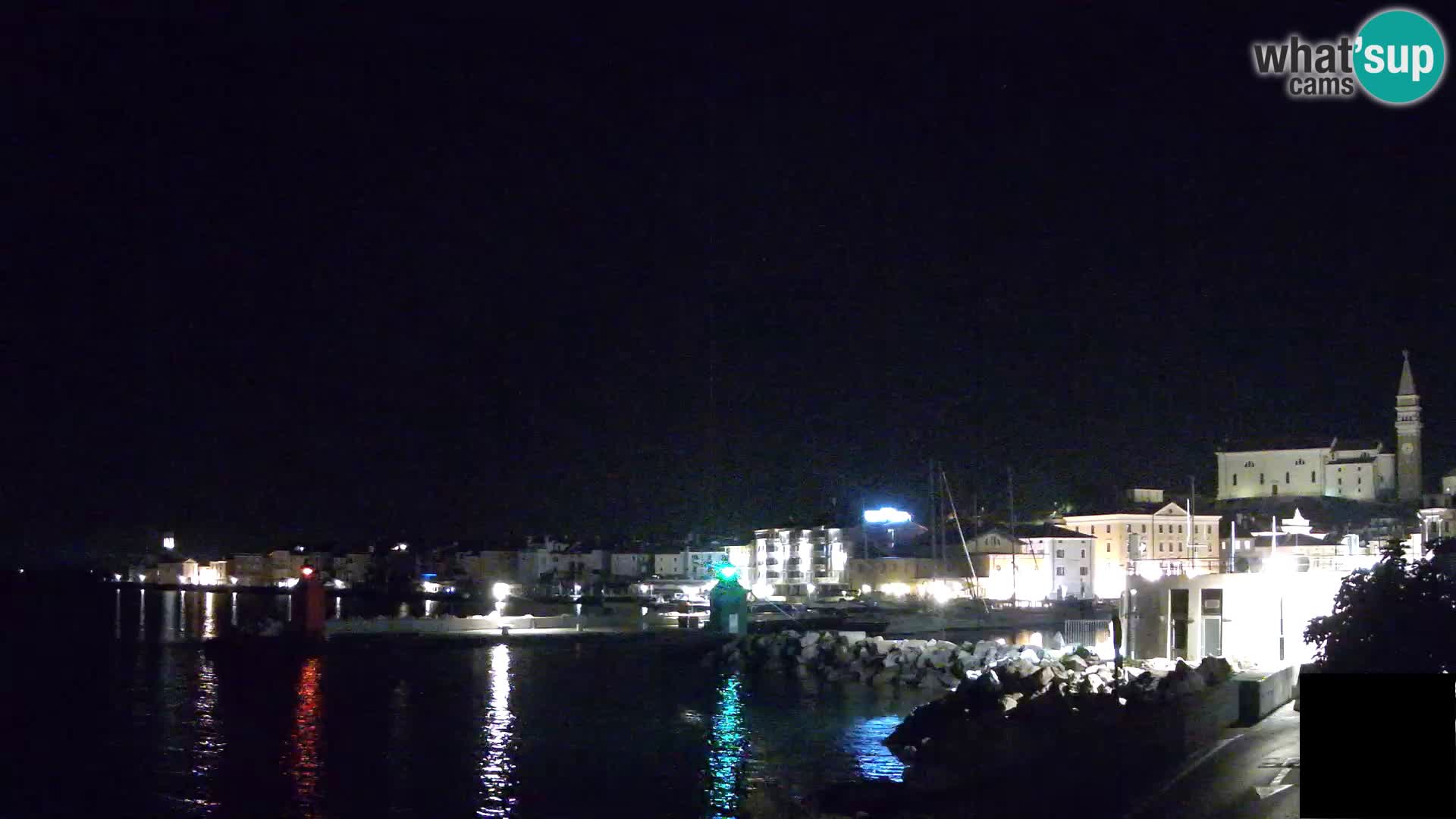 Pirano – vista verso la Punta e il “Mandrač”