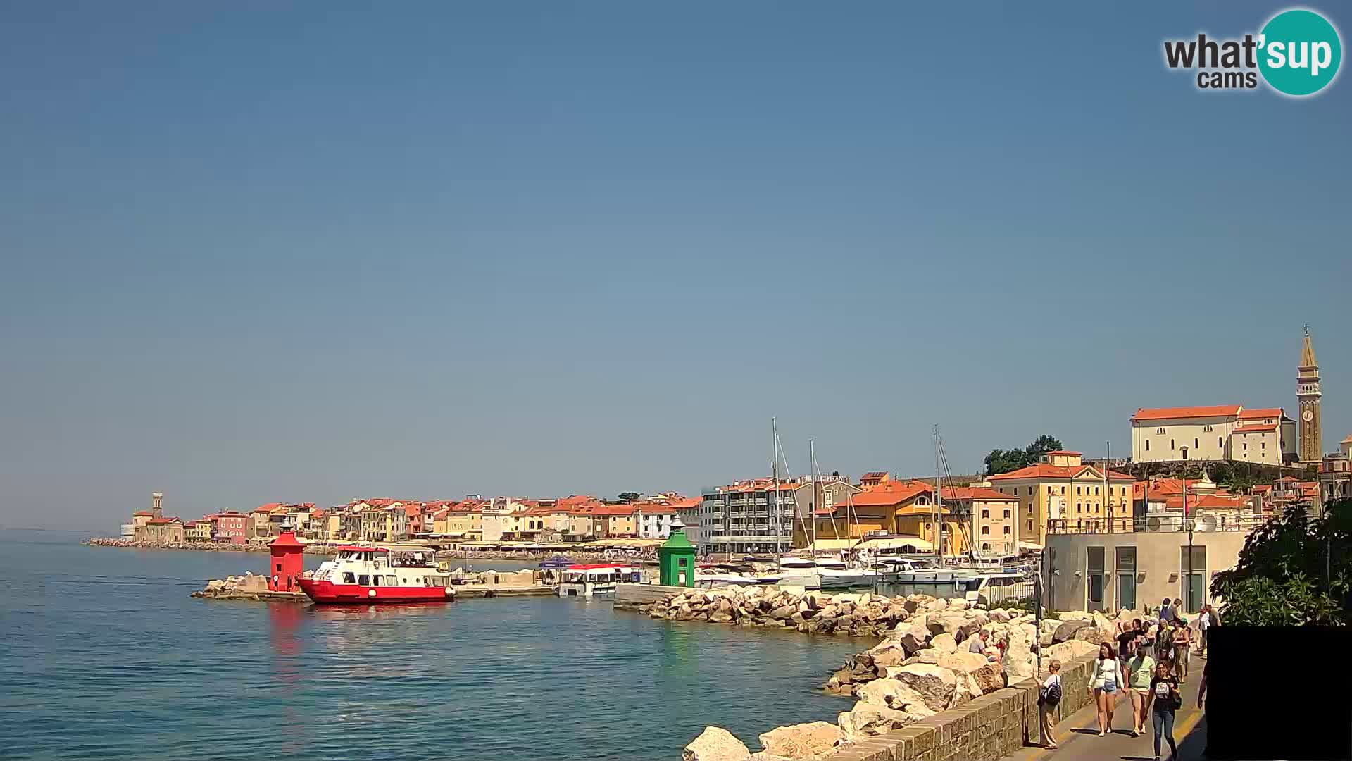 Pirano – vista verso la Punta e il “Mandrač”