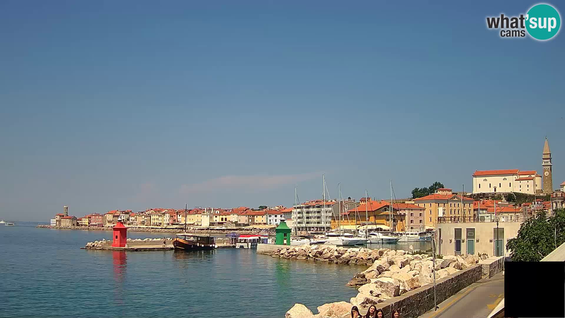 Piran – view to Punta and Mandrač