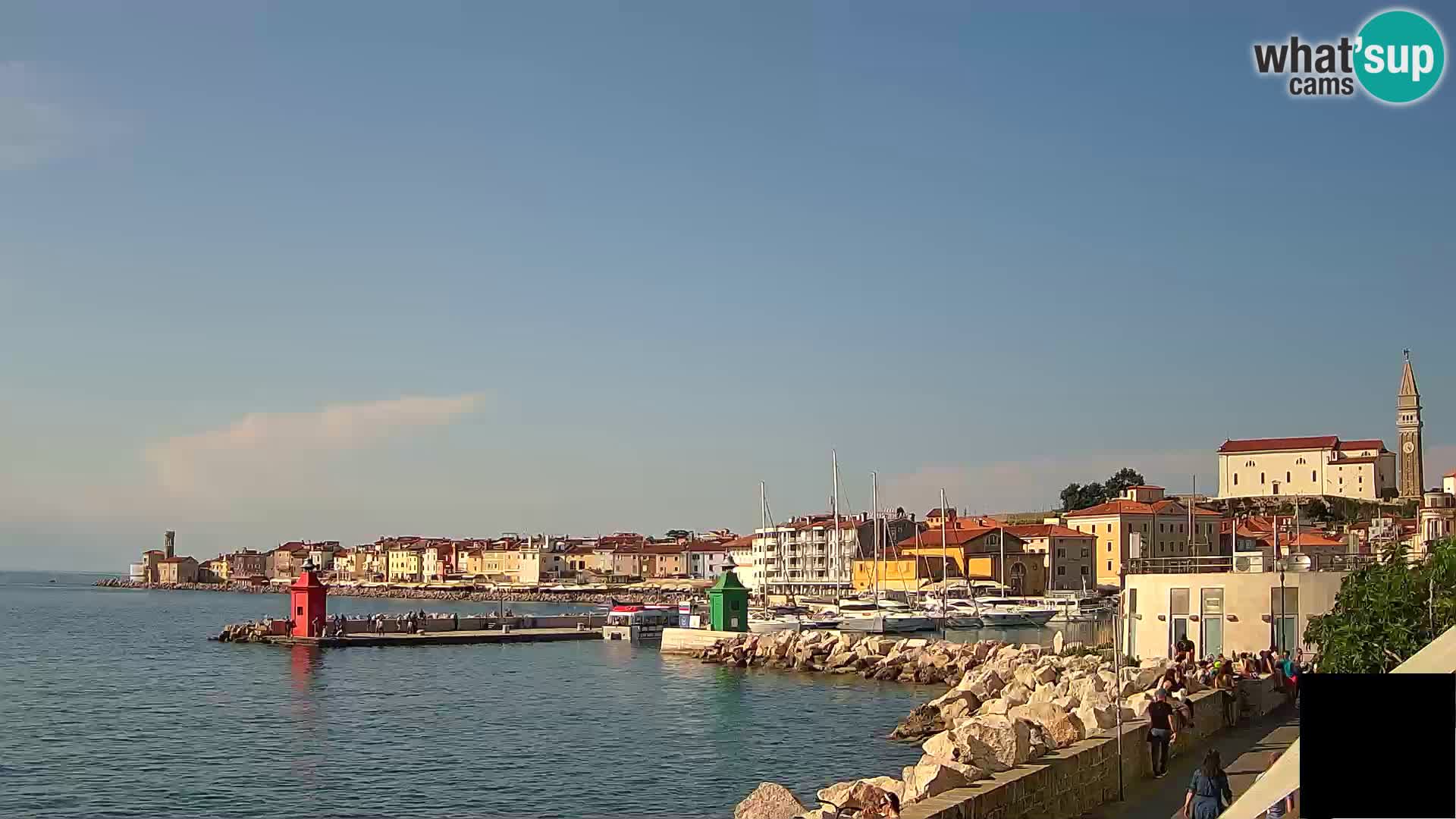 Pirano – vista verso la Punta e il “Mandrač”