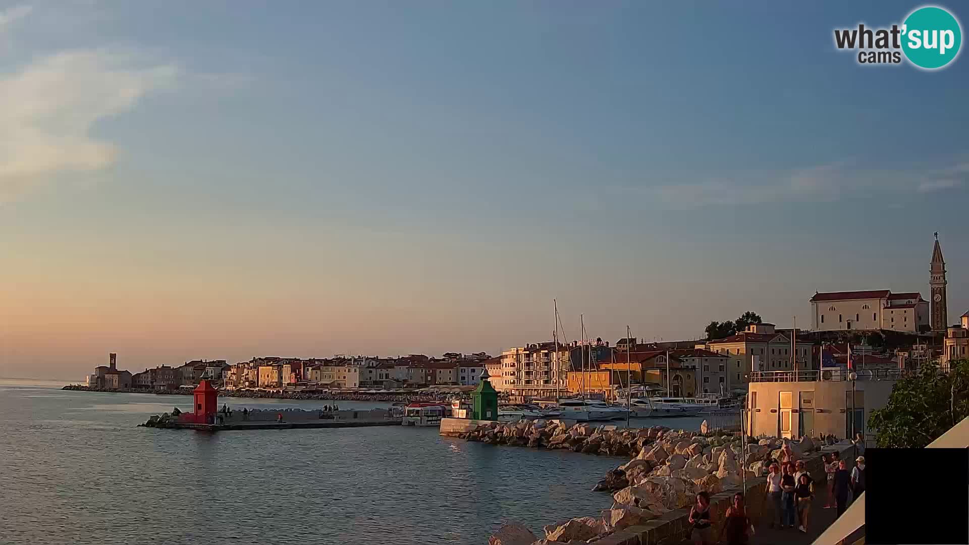 Piran – view to Punta and Mandrač