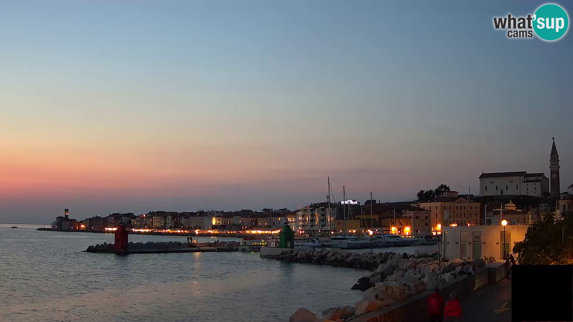 Piran – view to Punta and Mandrač