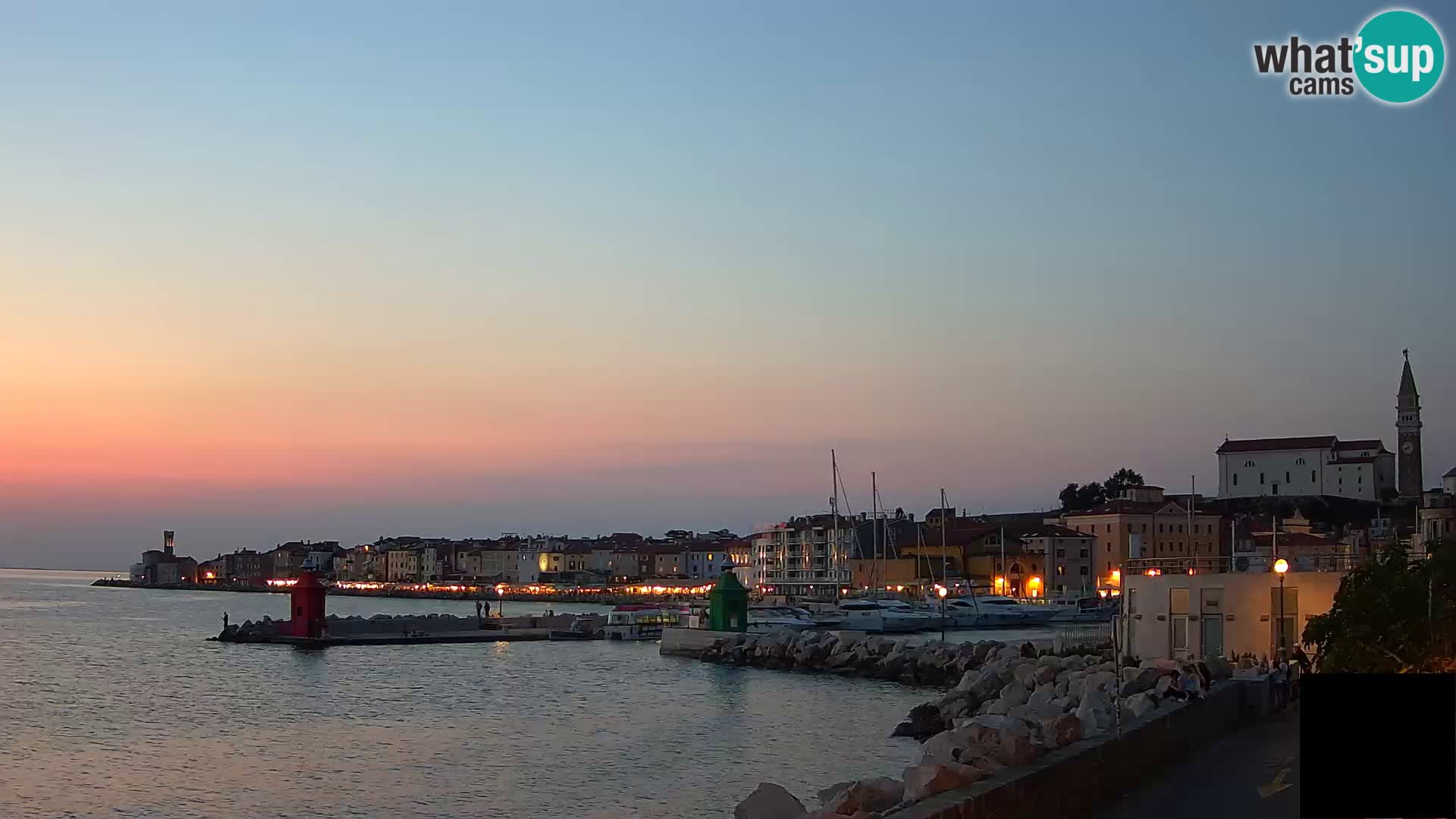 Piran – view to Punta and Mandrač