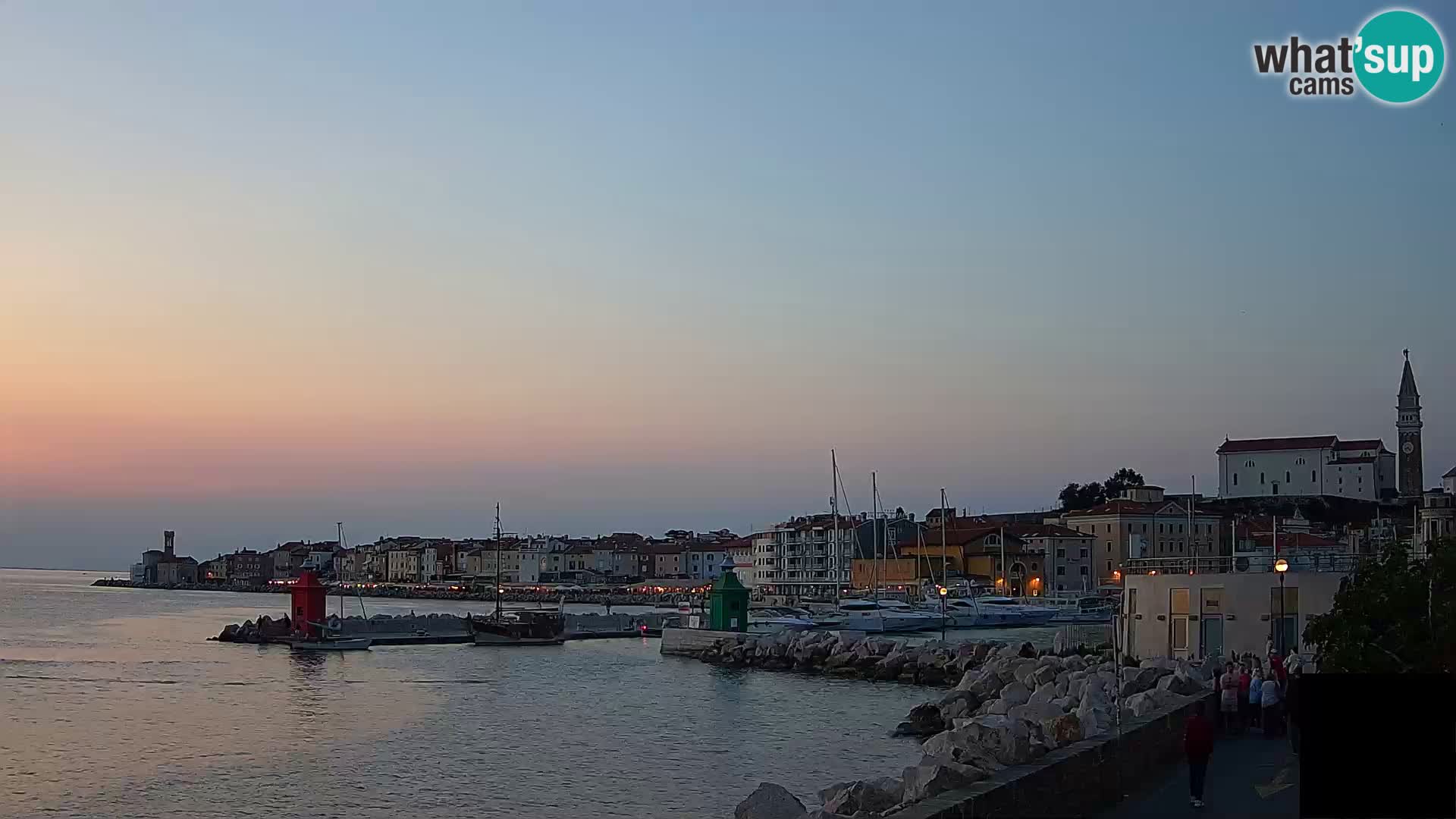 Piran – view to Punta and Mandrač