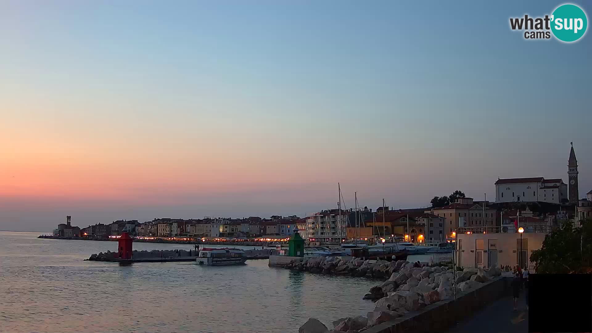 Piran – view to Punta and Mandrač