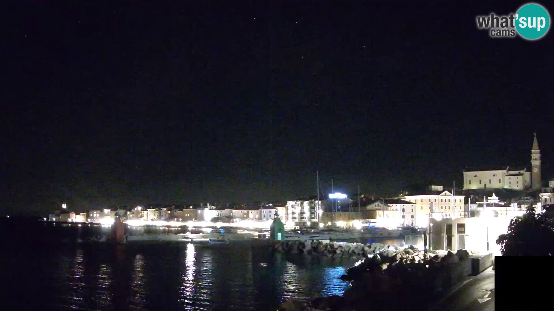 Pirano – vista verso la Punta e il “Mandrač”