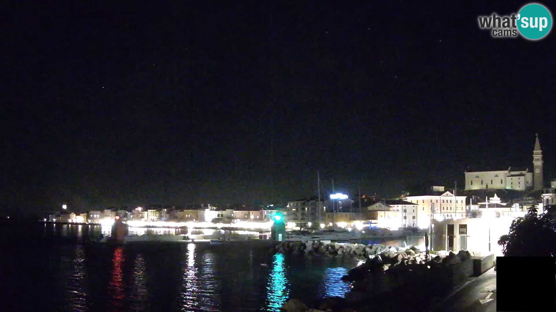 Piran – view to Punta and Mandrač