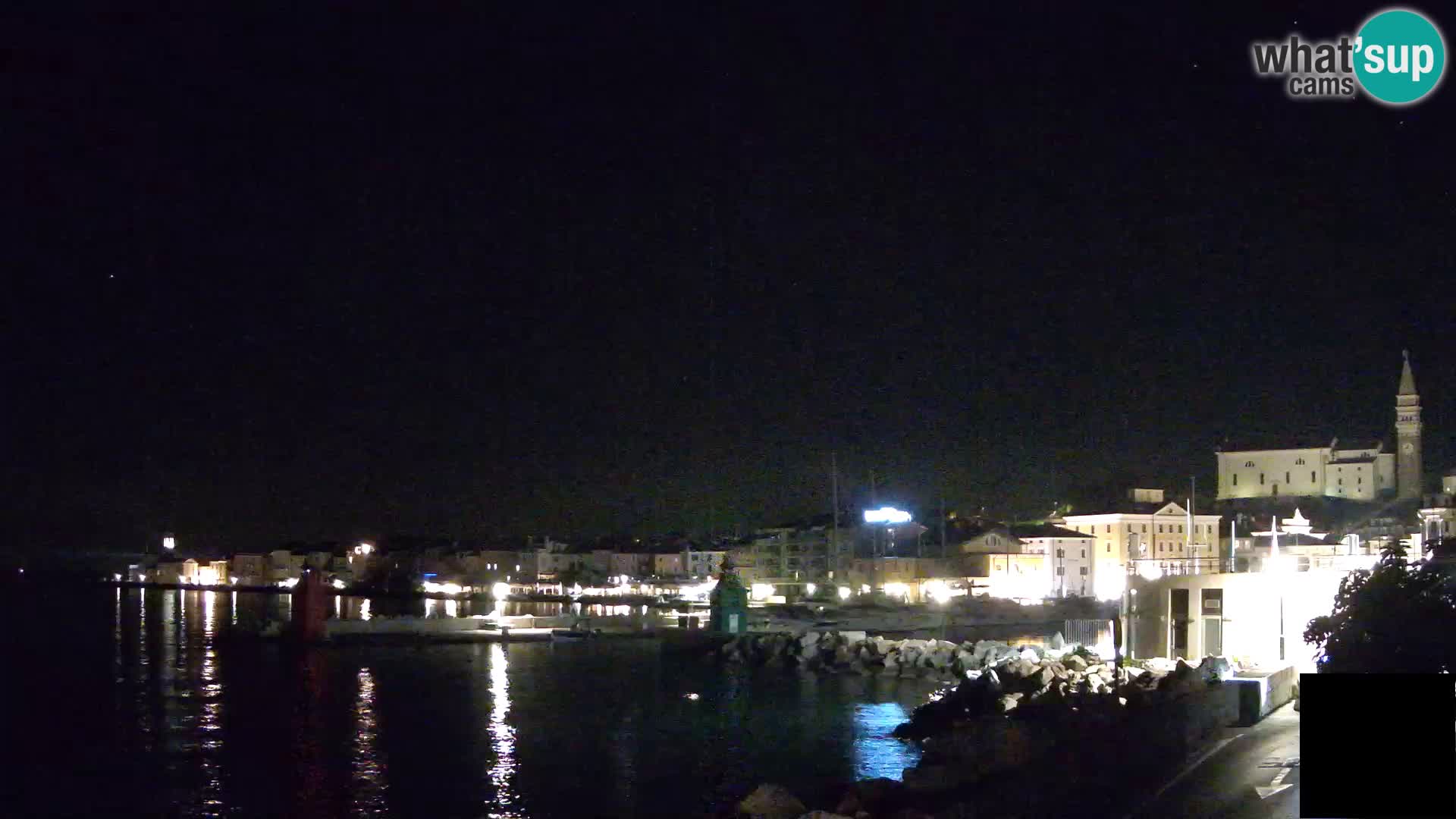 Pirano – vista verso la Punta e il “Mandrač”