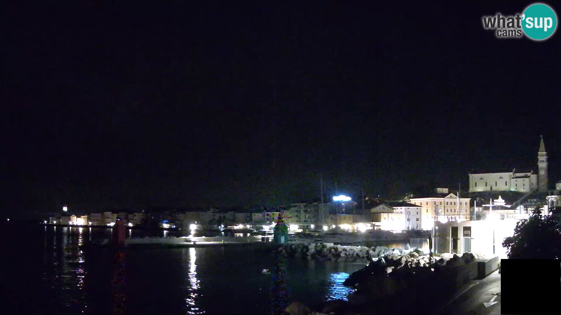 Pirano – vista verso la Punta e il “Mandrač”