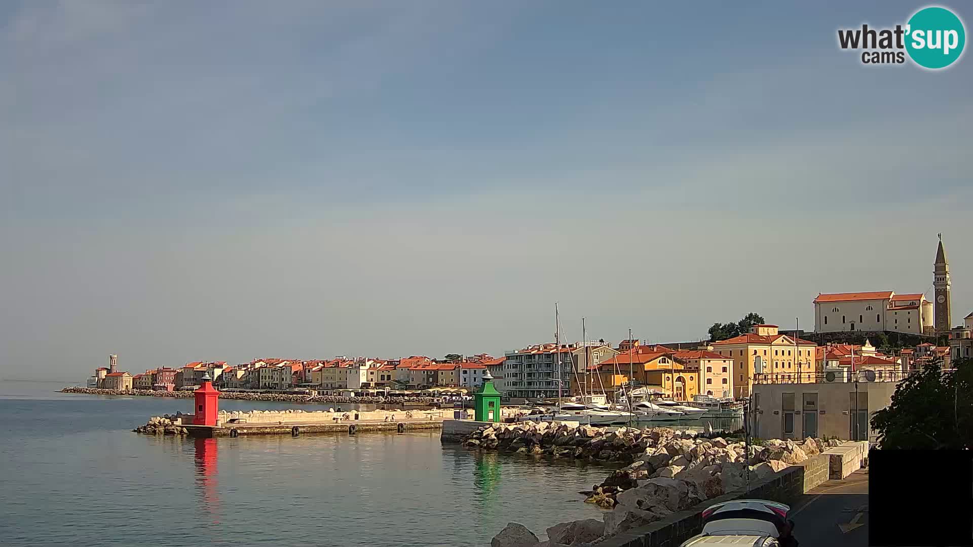 Piran – view to Punta and Mandrač