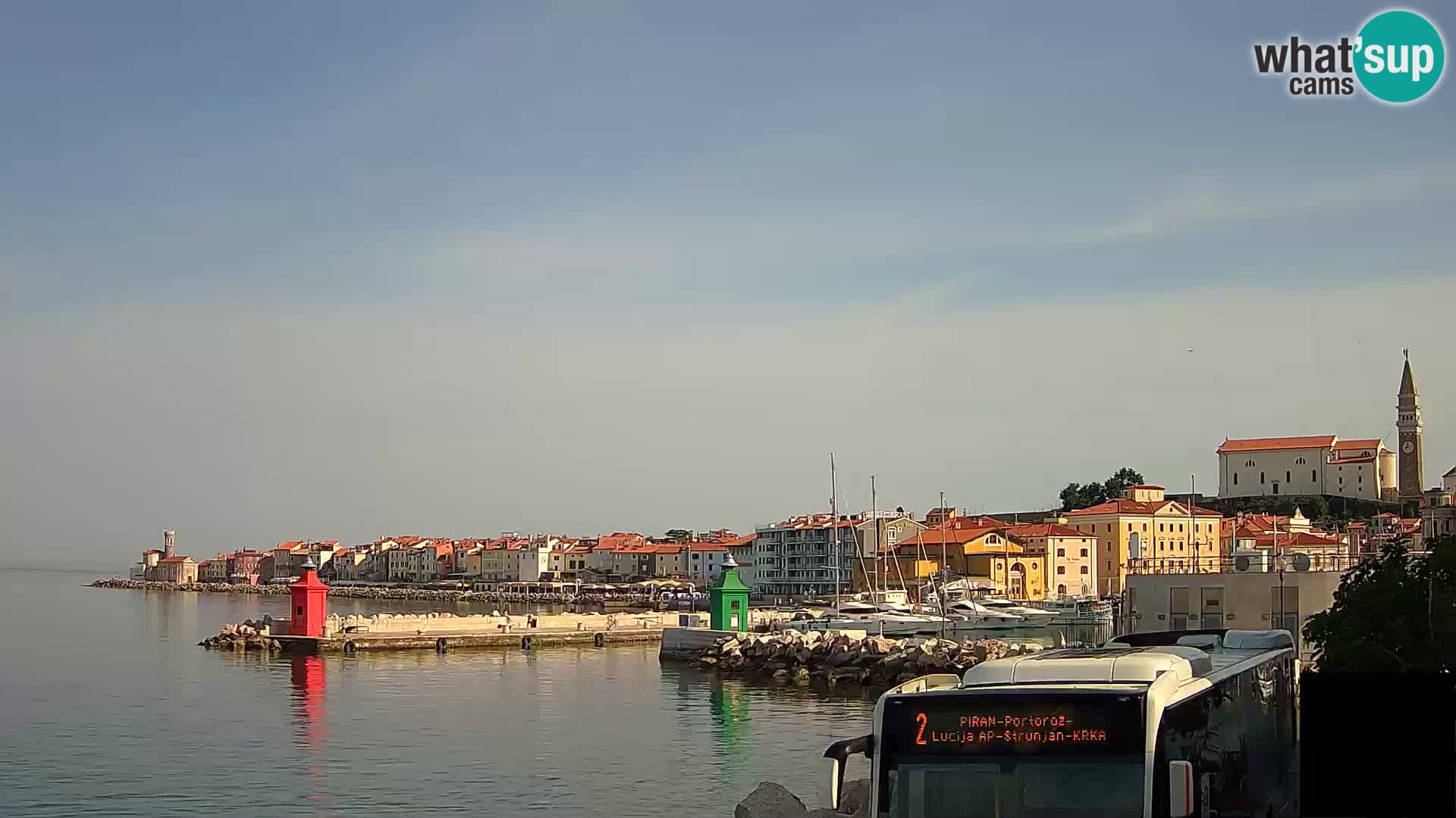 Pirano – vista verso la Punta e il “Mandrač”