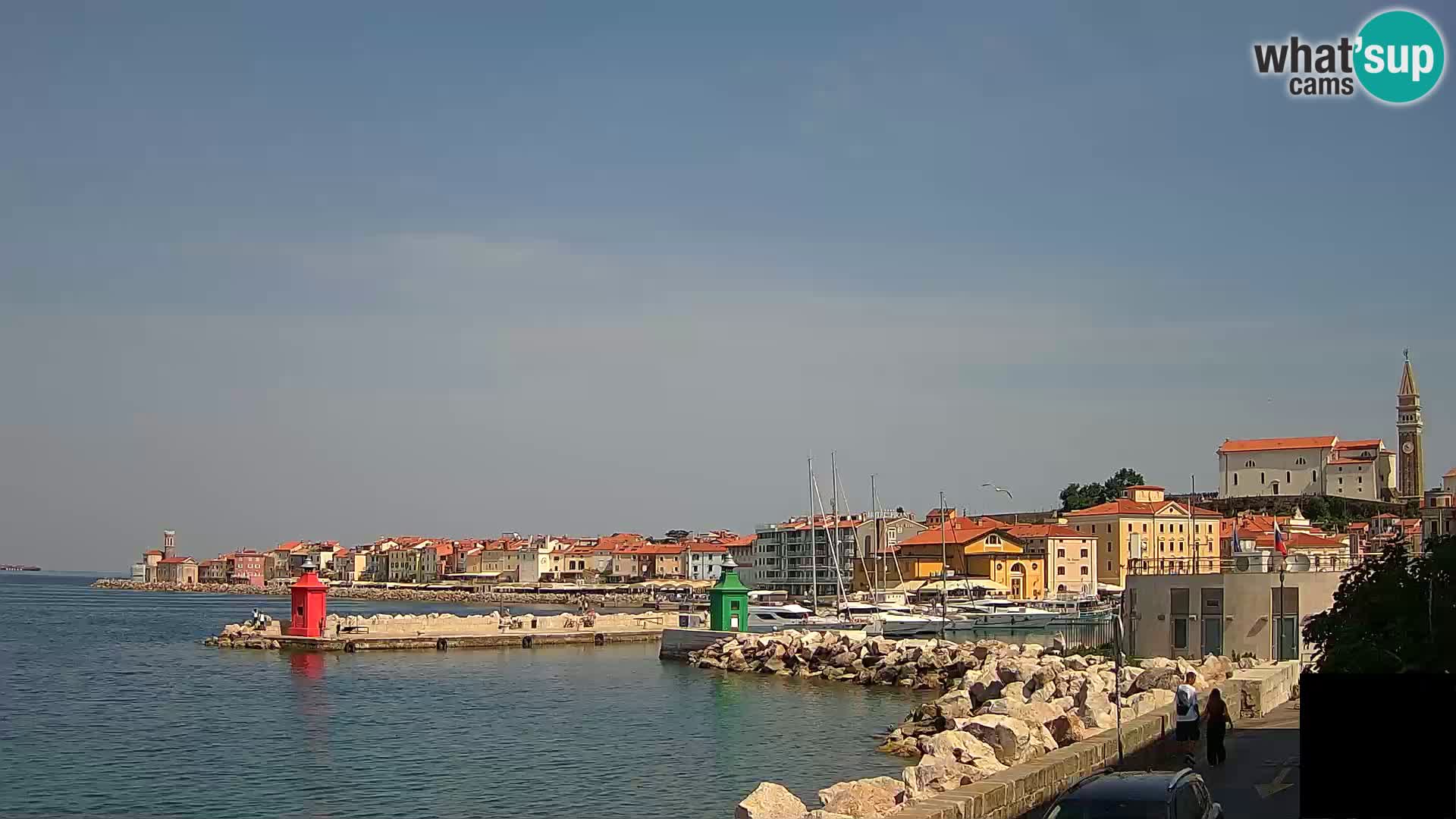 Pirano – vista verso la Punta e il “Mandrač”
