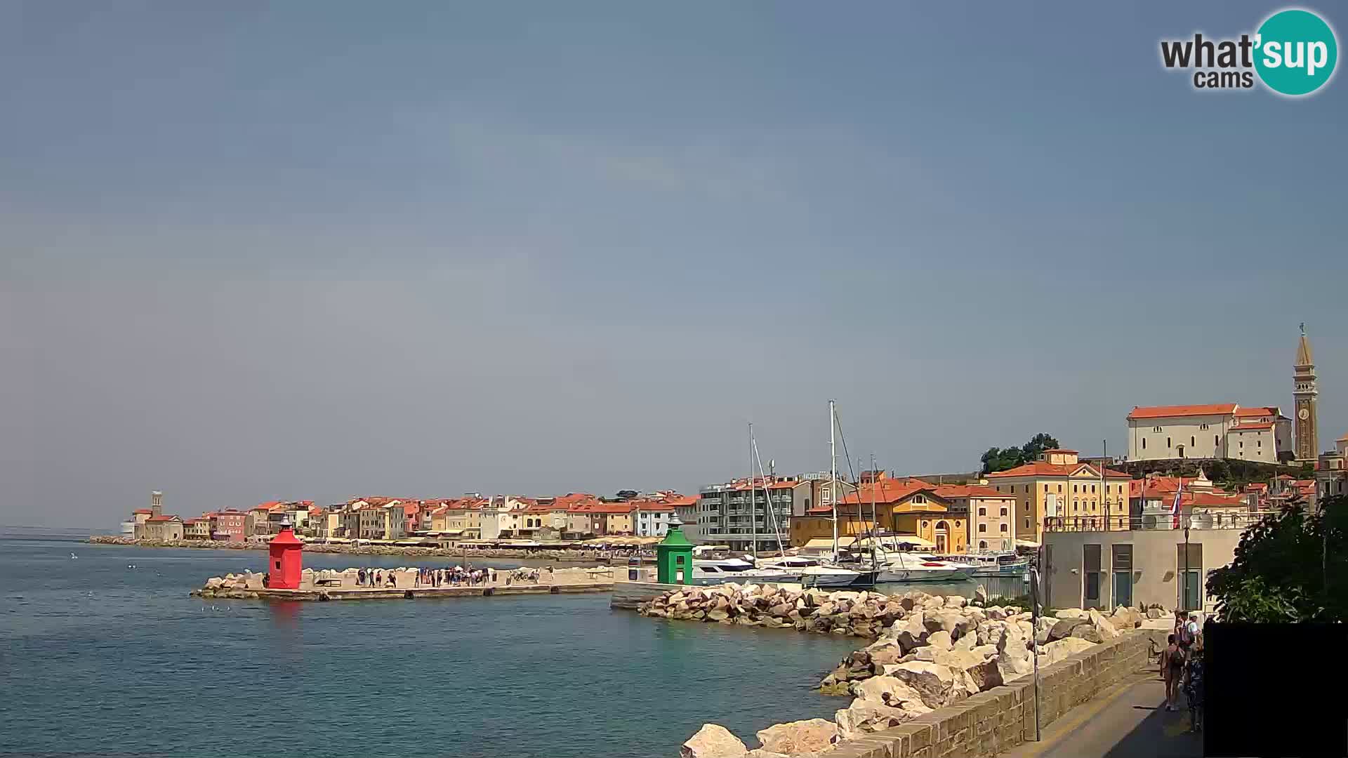Piran – view to Punta and Mandrač