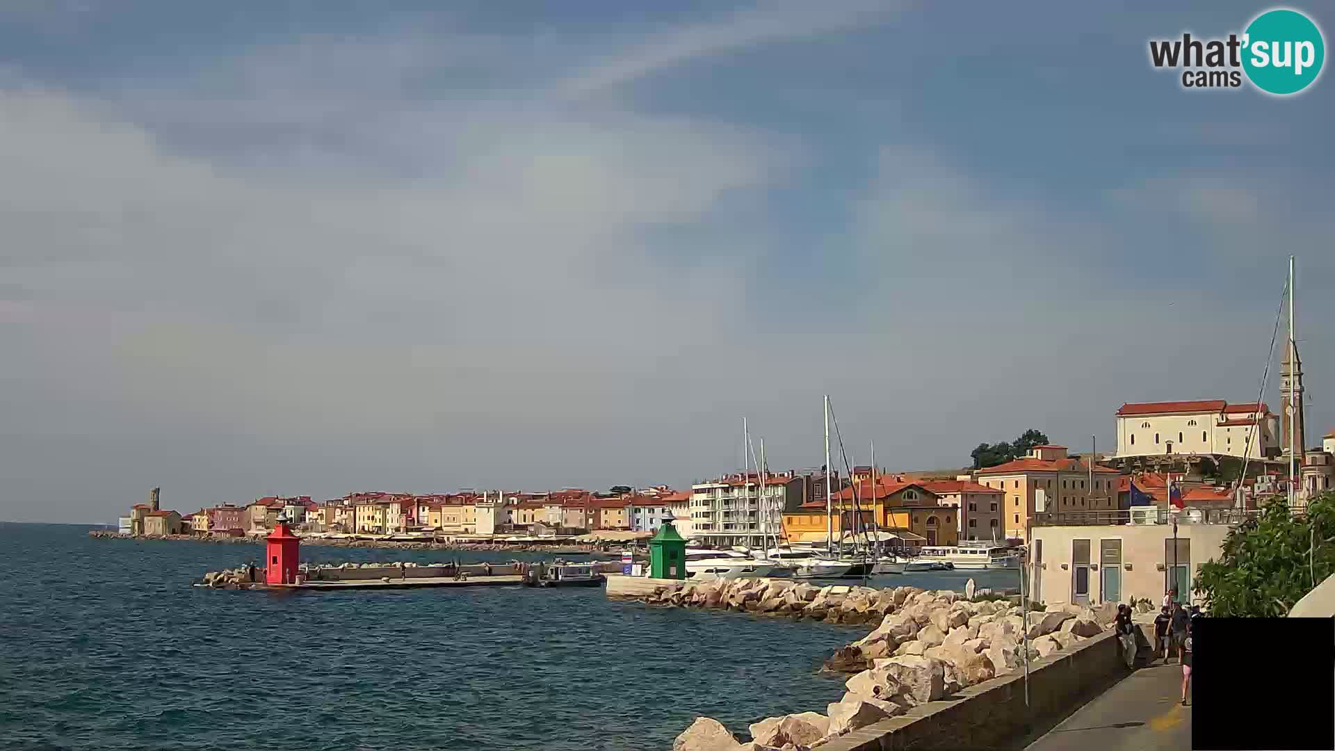 Pirano – vista verso la Punta e il “Mandrač”