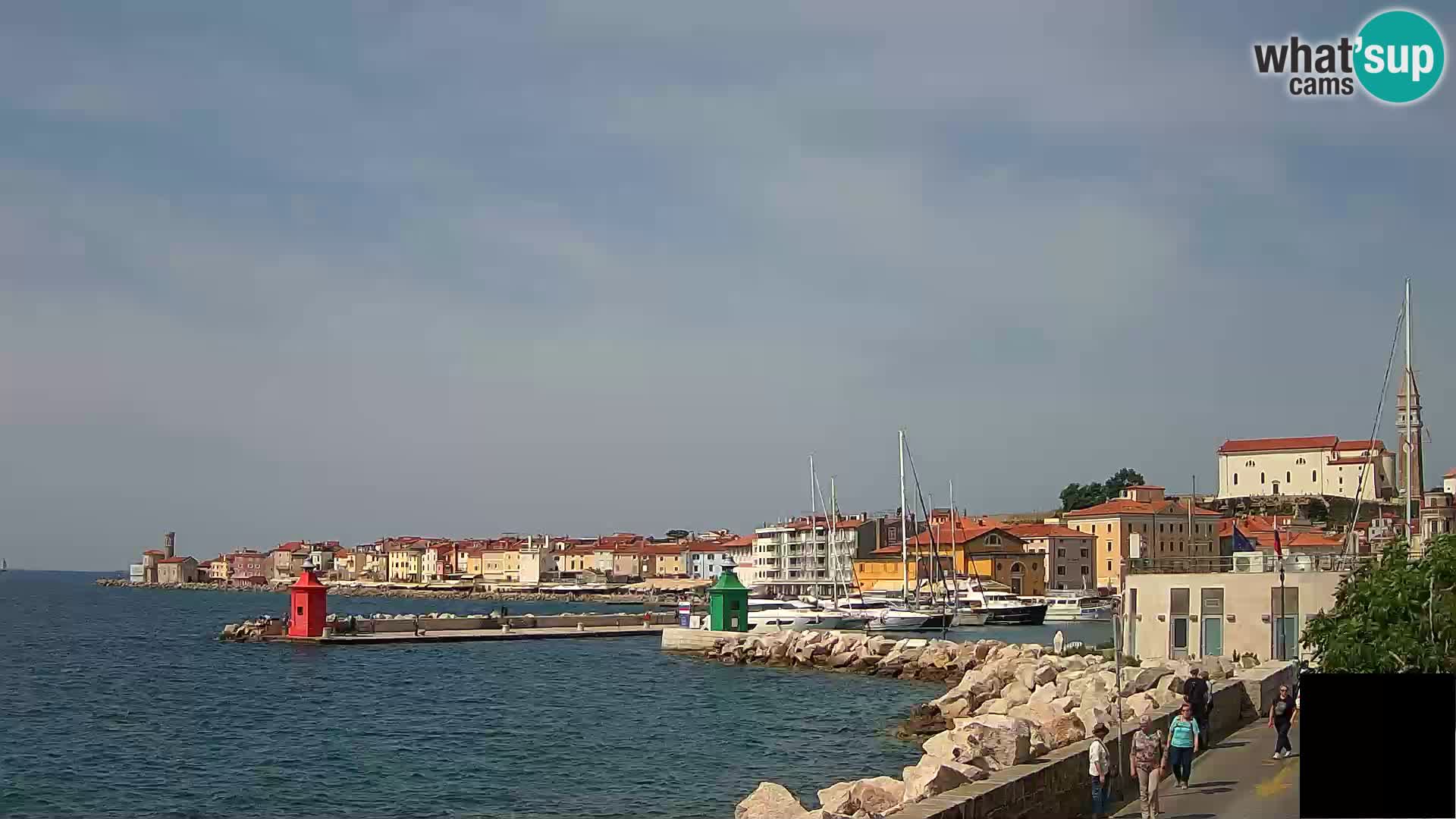 Pirano – vista verso la Punta e il “Mandrač”