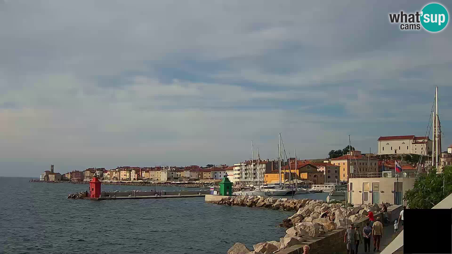 Pirano – vista verso la Punta e il “Mandrač”