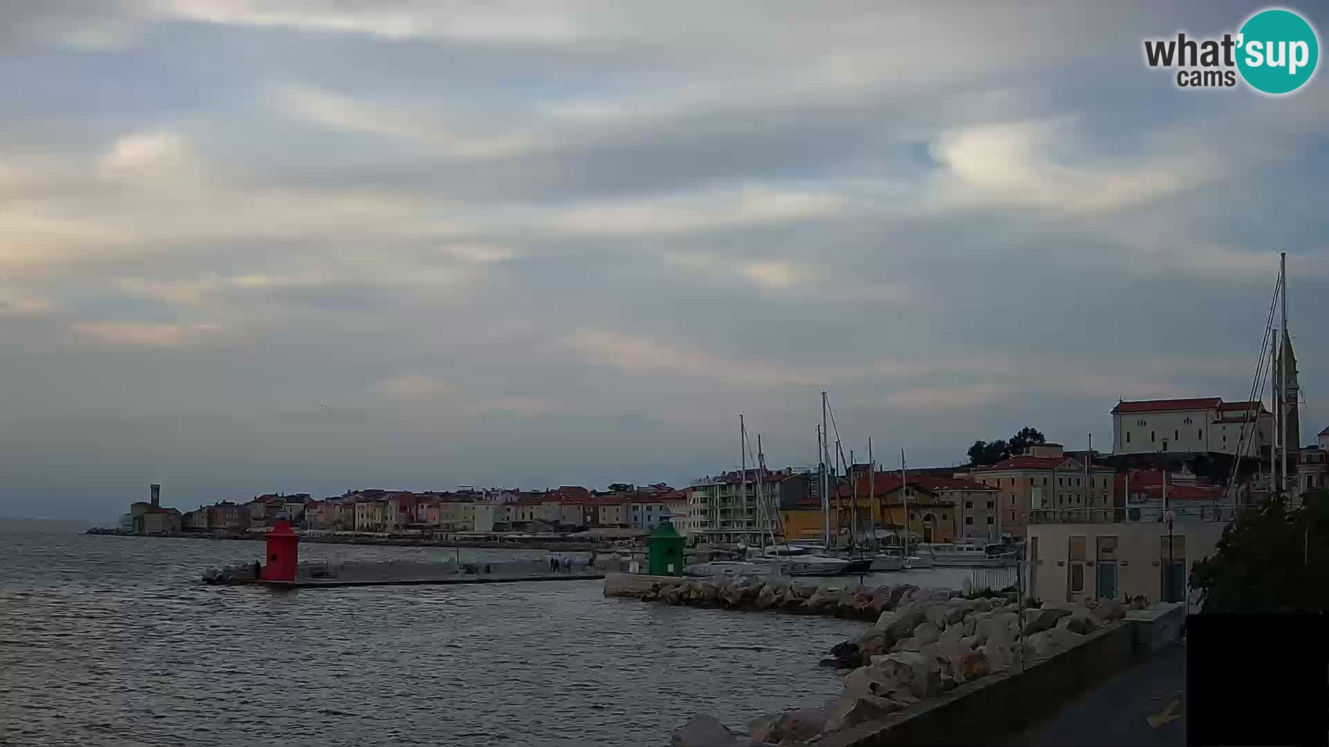 Piran – view to Punta and Mandrač