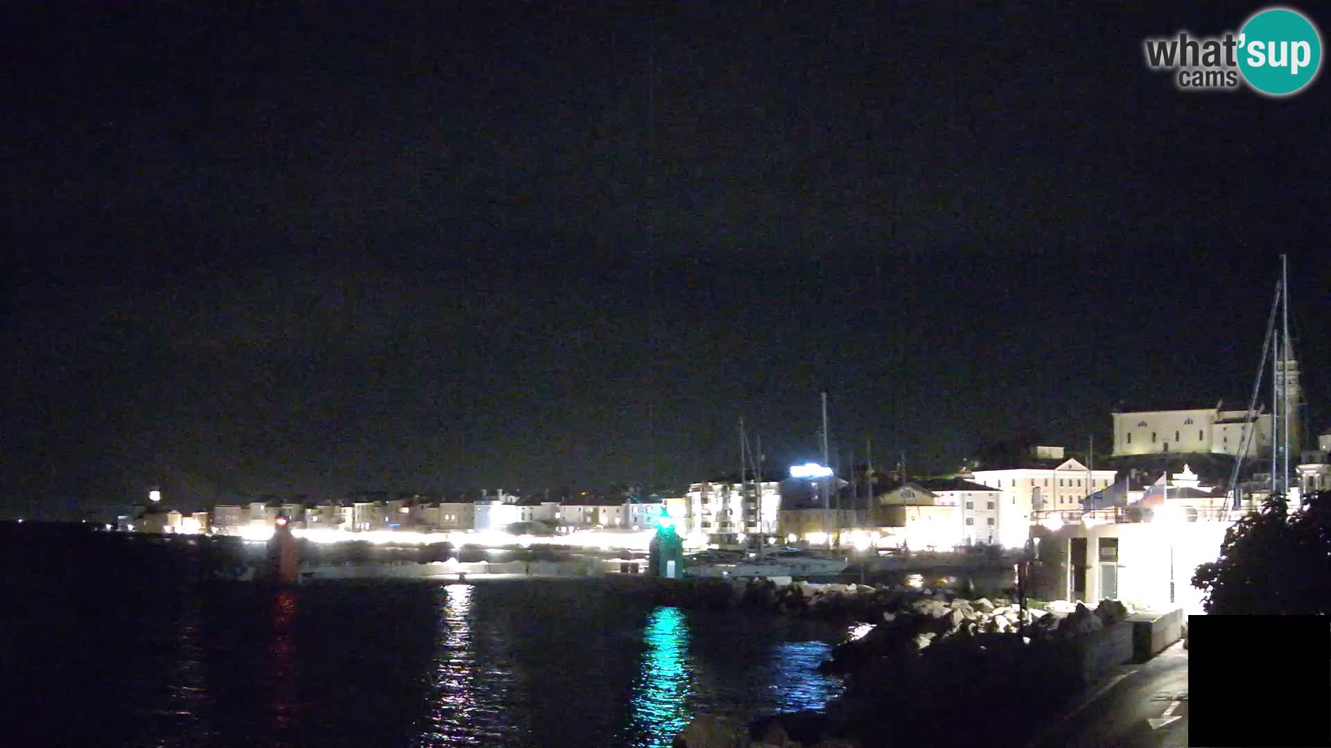 Piran – view to Punta and Mandrač