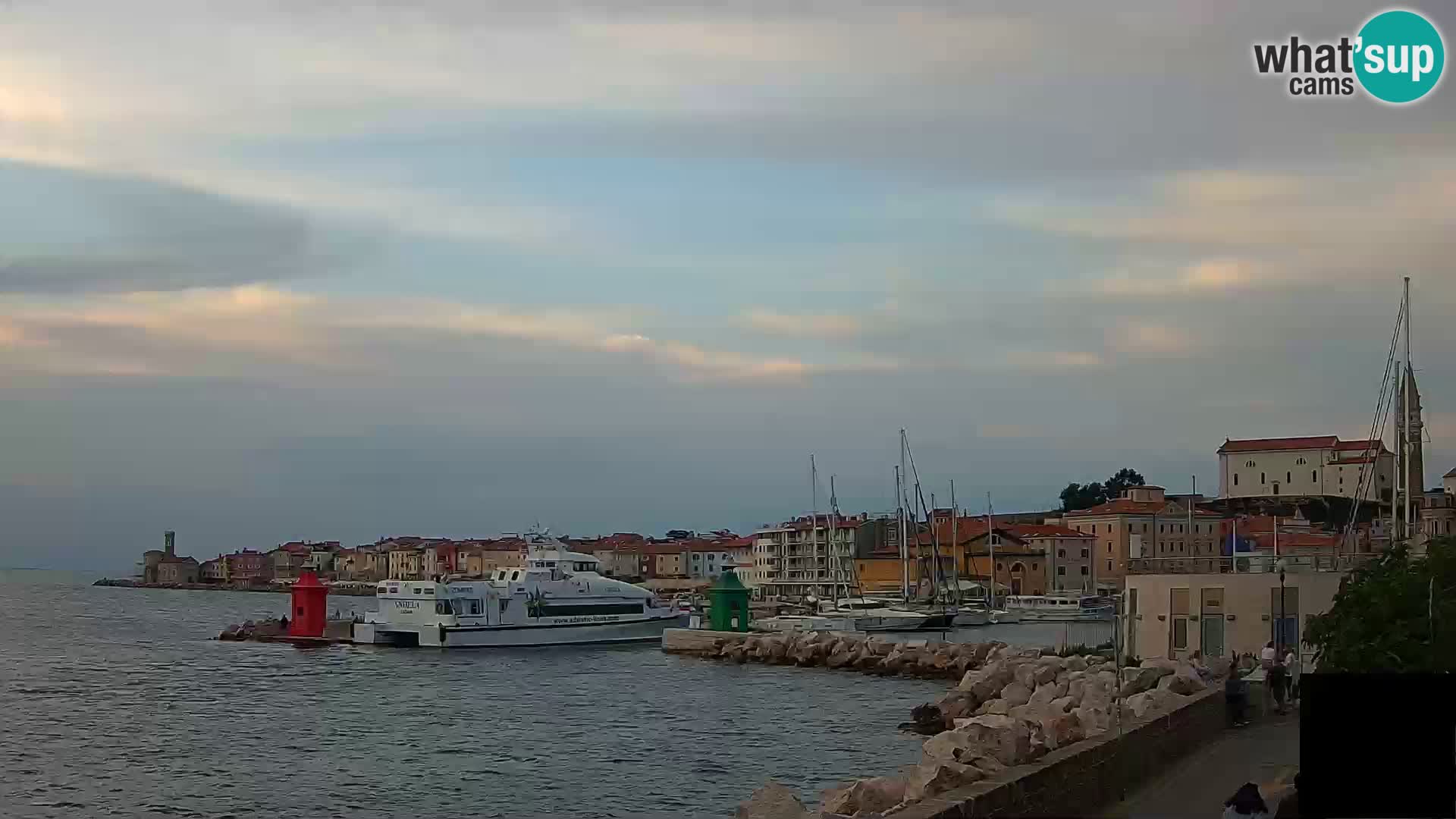Piran – view to Punta and Mandrač