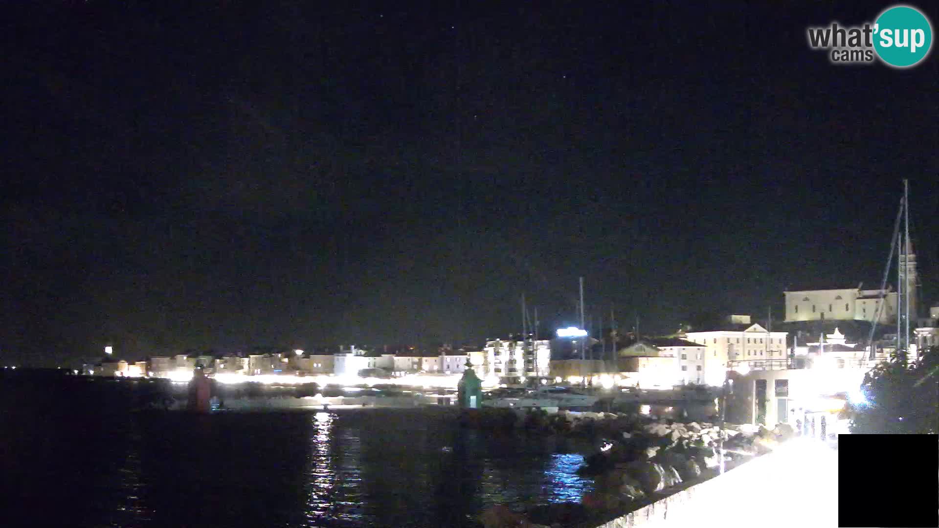 Pirano – vista verso la Punta e il “Mandrač”