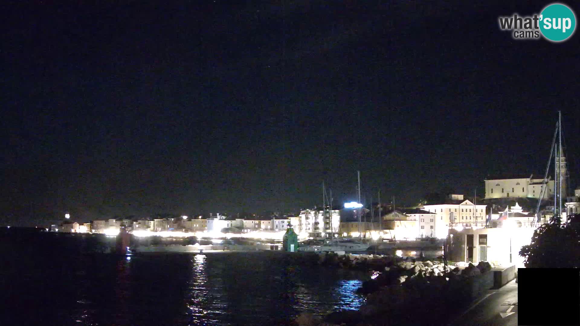 Piran – view to Punta and Mandrač