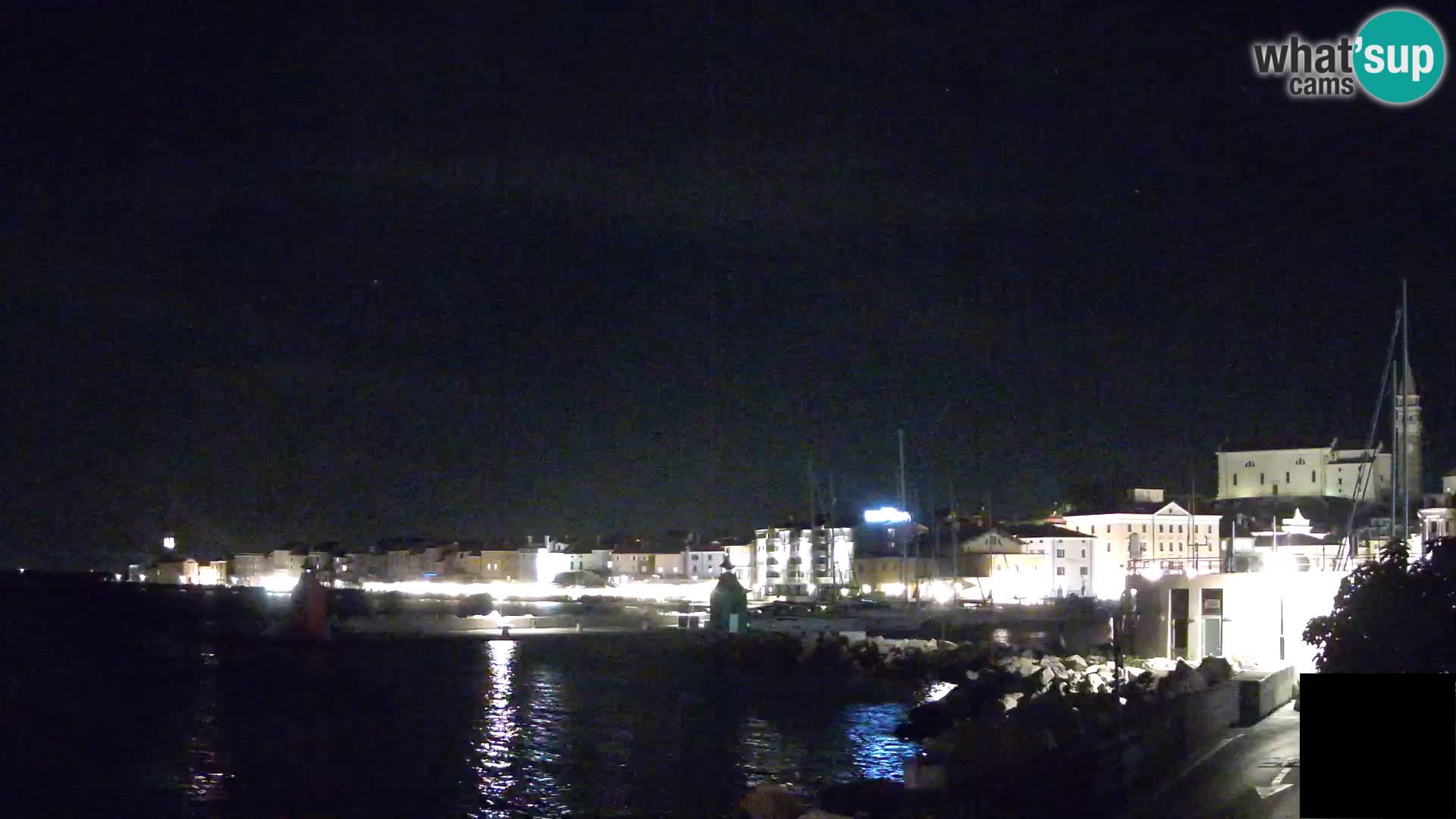 Piran – view to Punta and Mandrač