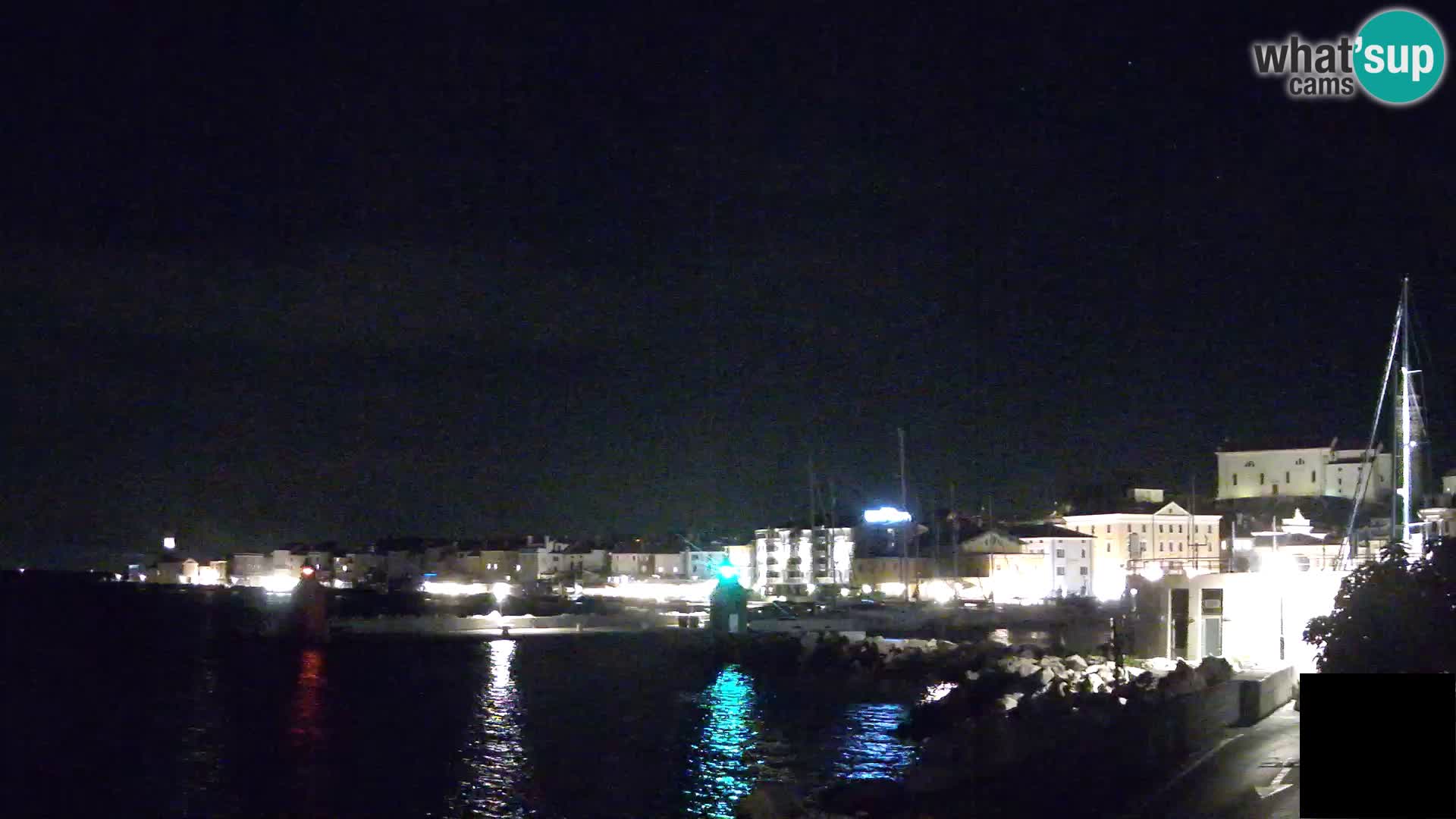 Piran – view to Punta and Mandrač