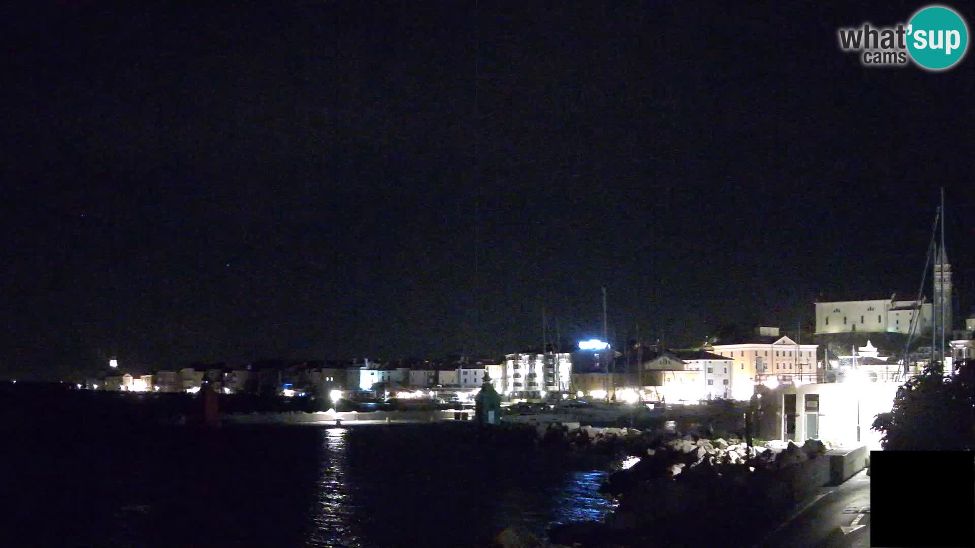 Piran – view to Punta and Mandrač