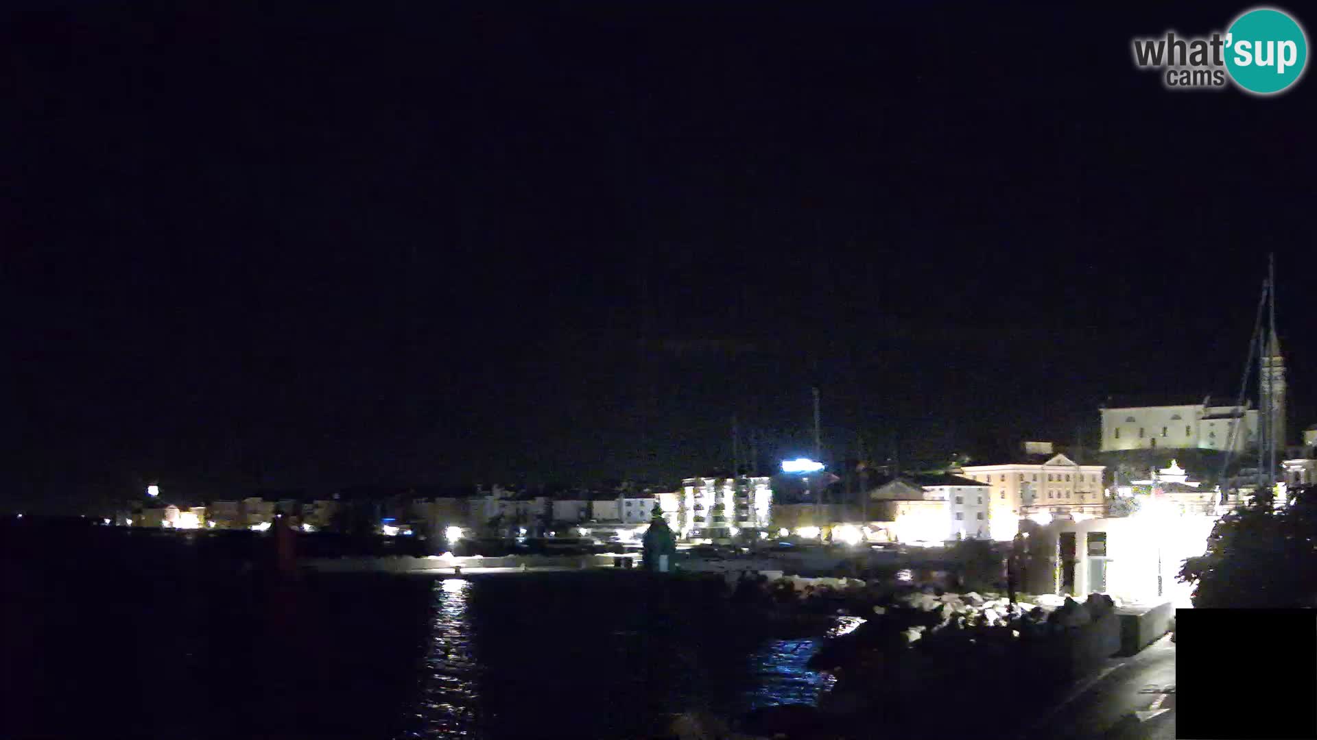 Piran – view to Punta and Mandrač