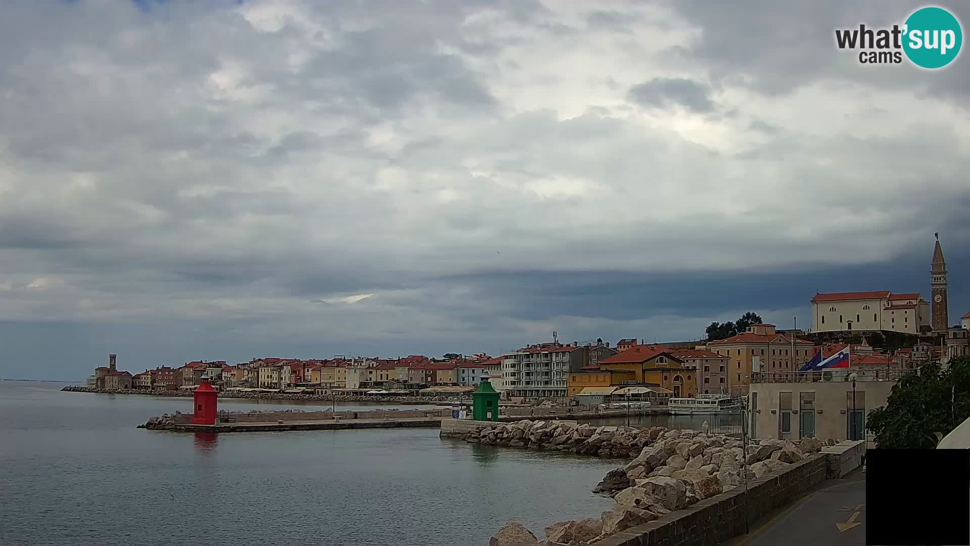 Piran – Pogled proti Punti in Mandraču