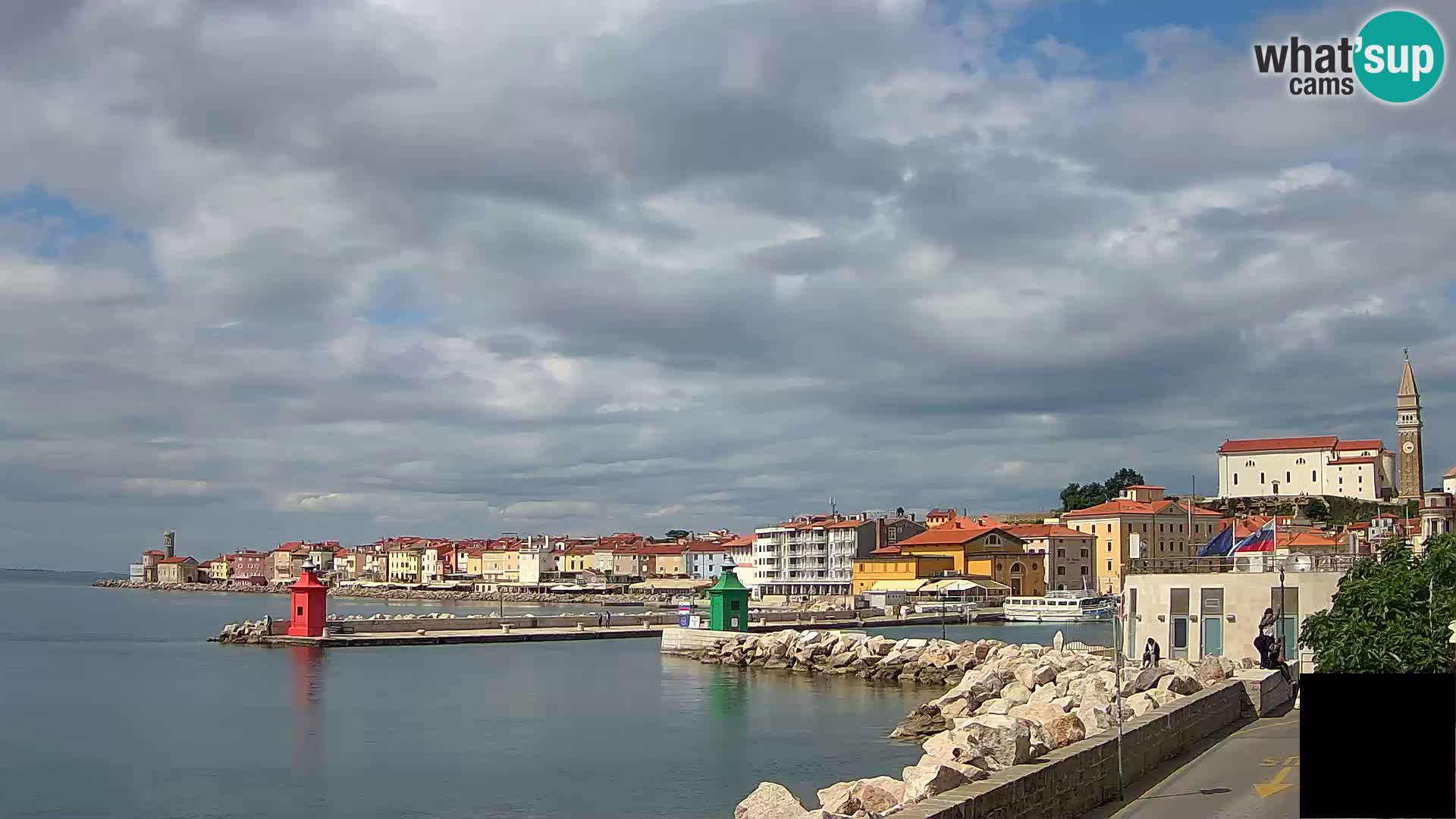 Piran – Pogled proti Punti in Mandraču