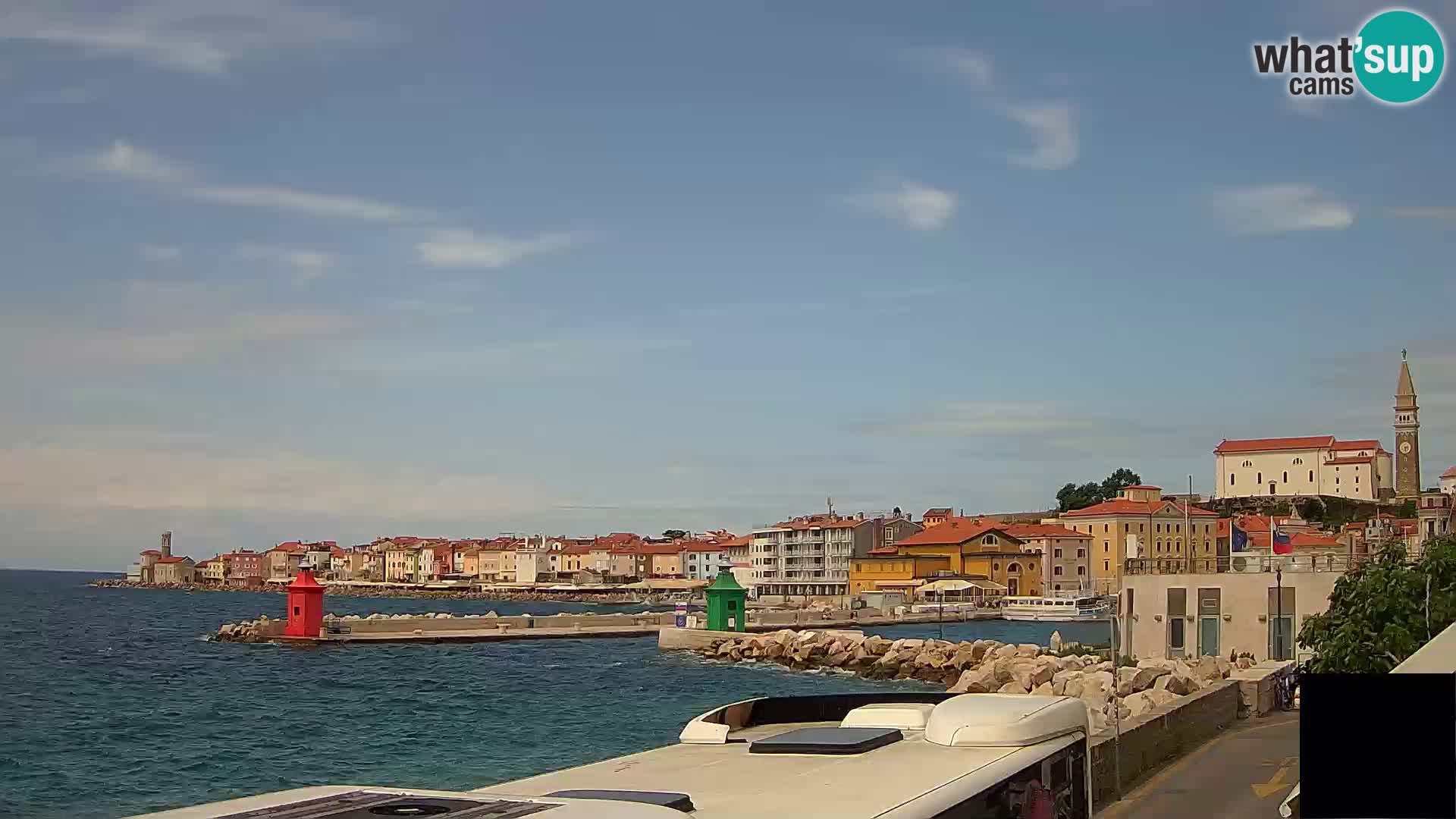 Piran – Pogled proti Punti in Mandraču