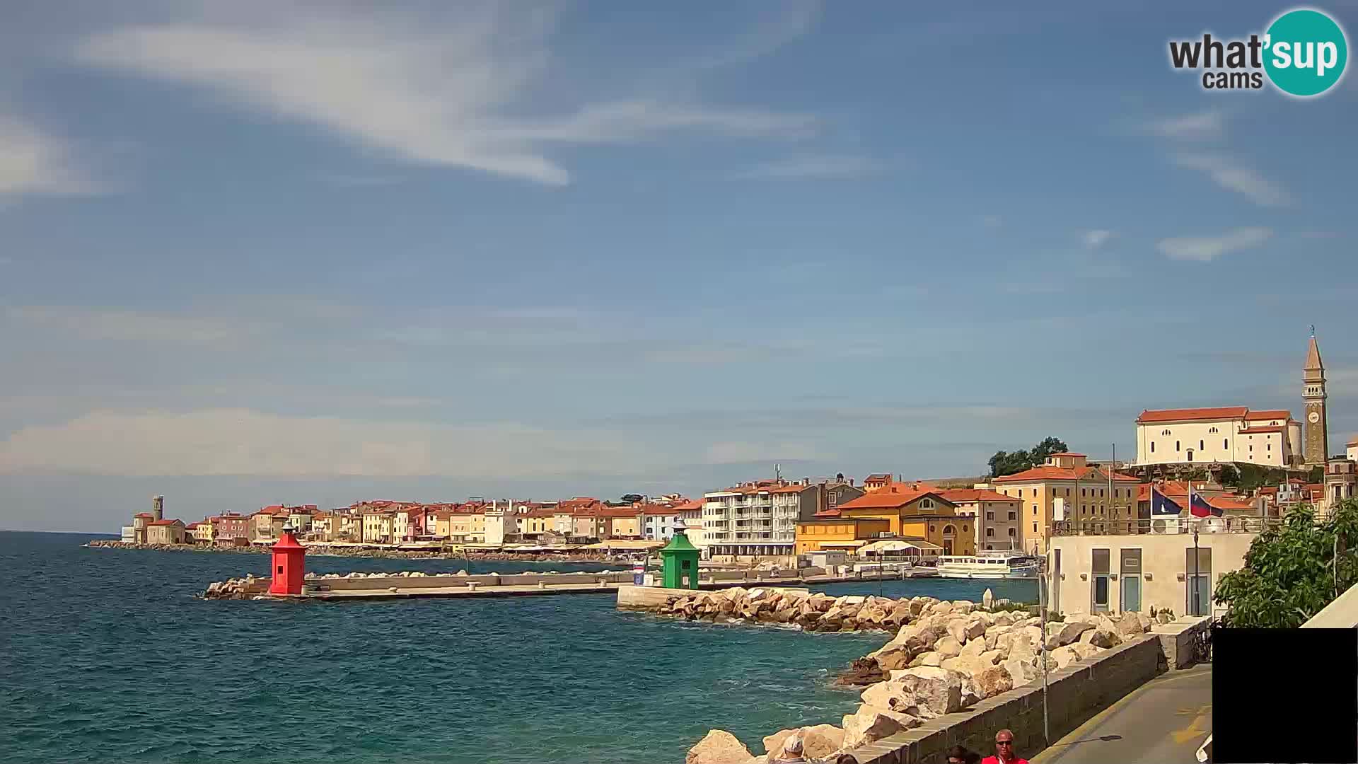 Piran – Pogled proti Punti in Mandraču