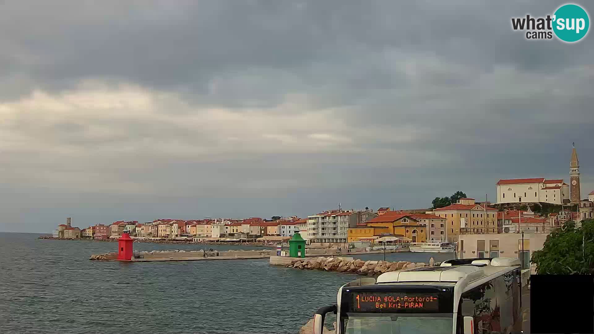Piran – Pogled proti Punti in Mandraču