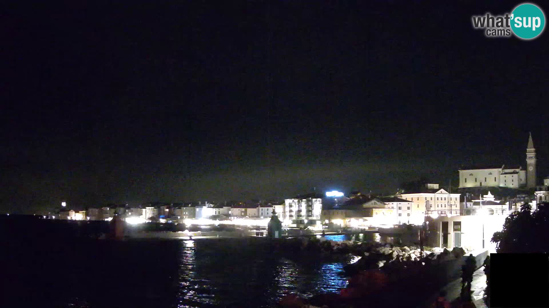 Piran – view to Punta and Mandrač