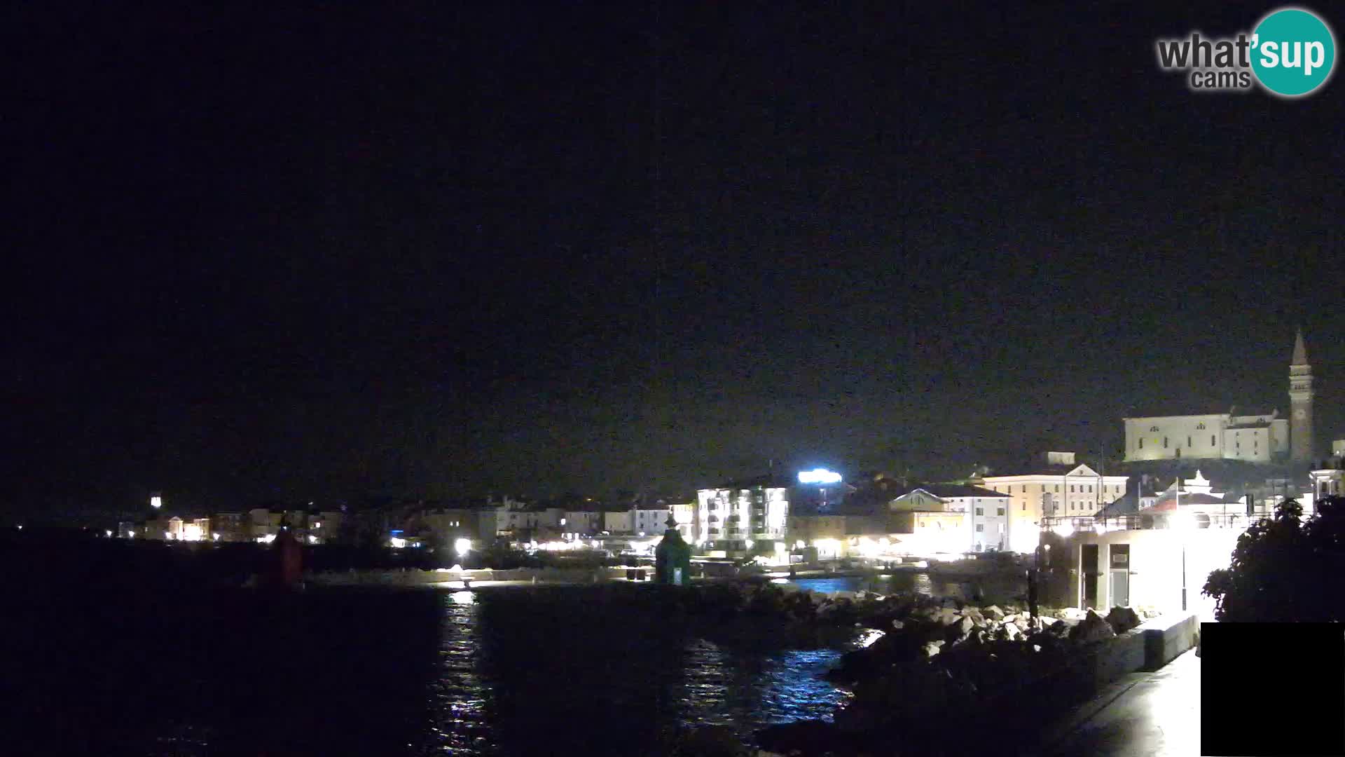 Piran – view to Punta and Mandrač