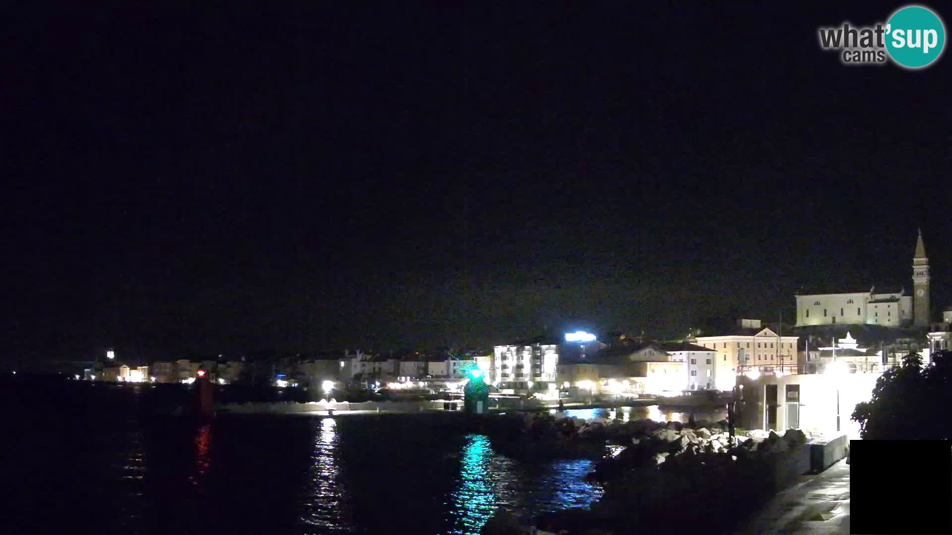 Piran – view to Punta and Mandrač