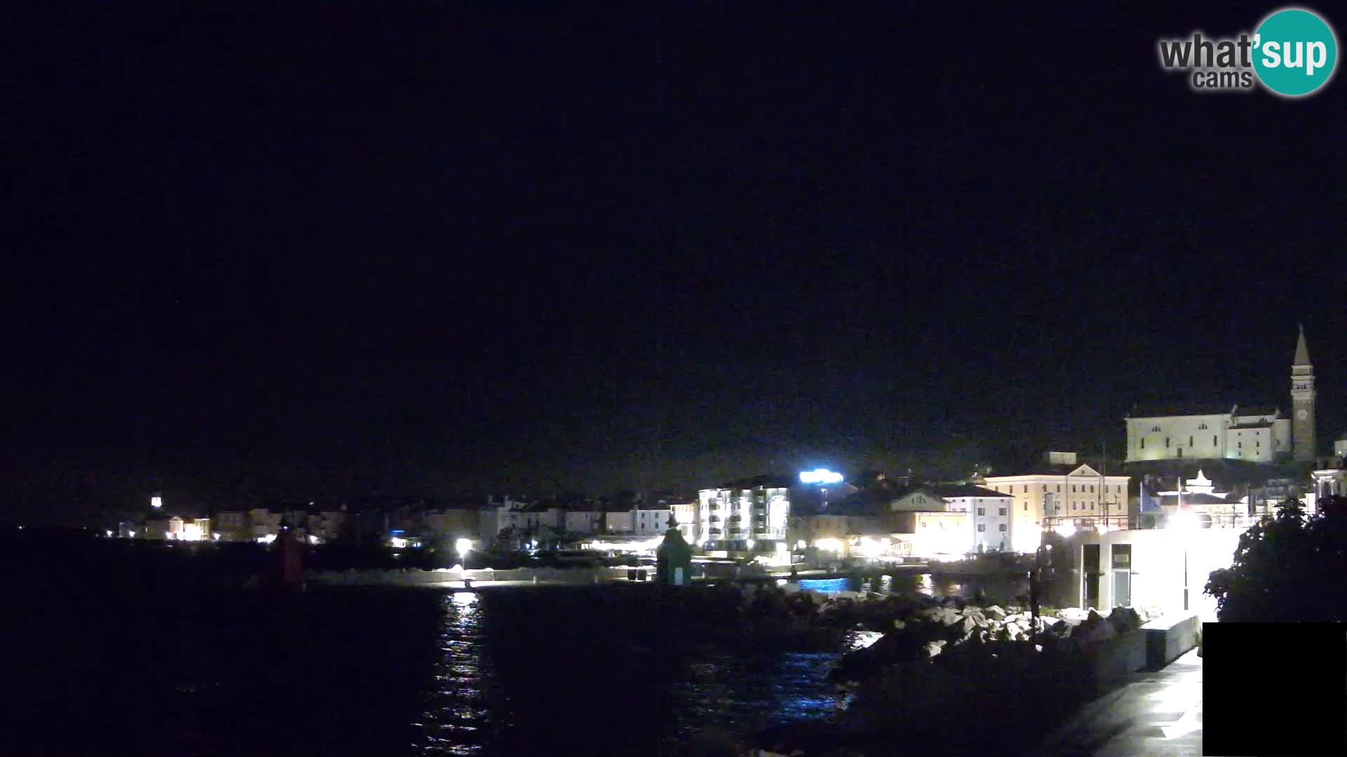 Piran – view to Punta and Mandrač