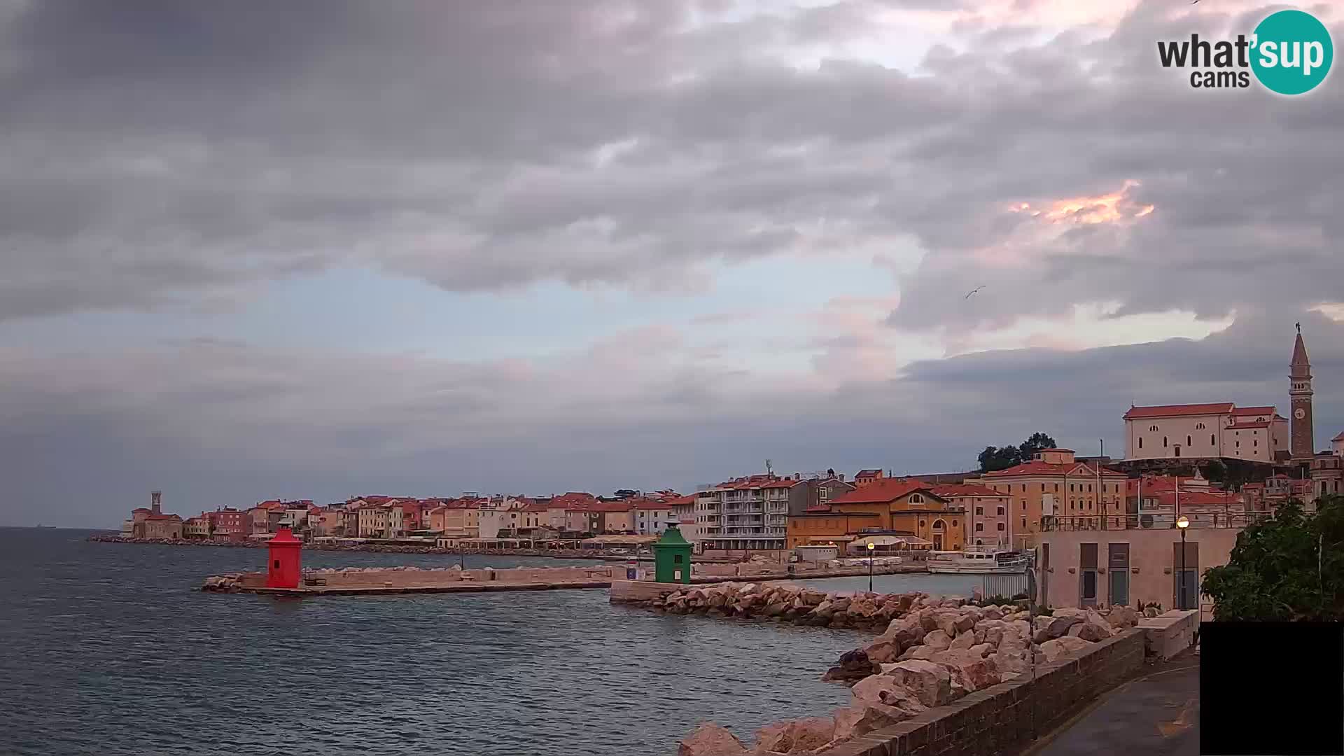 Piran – Pogled proti Punti in Mandraču