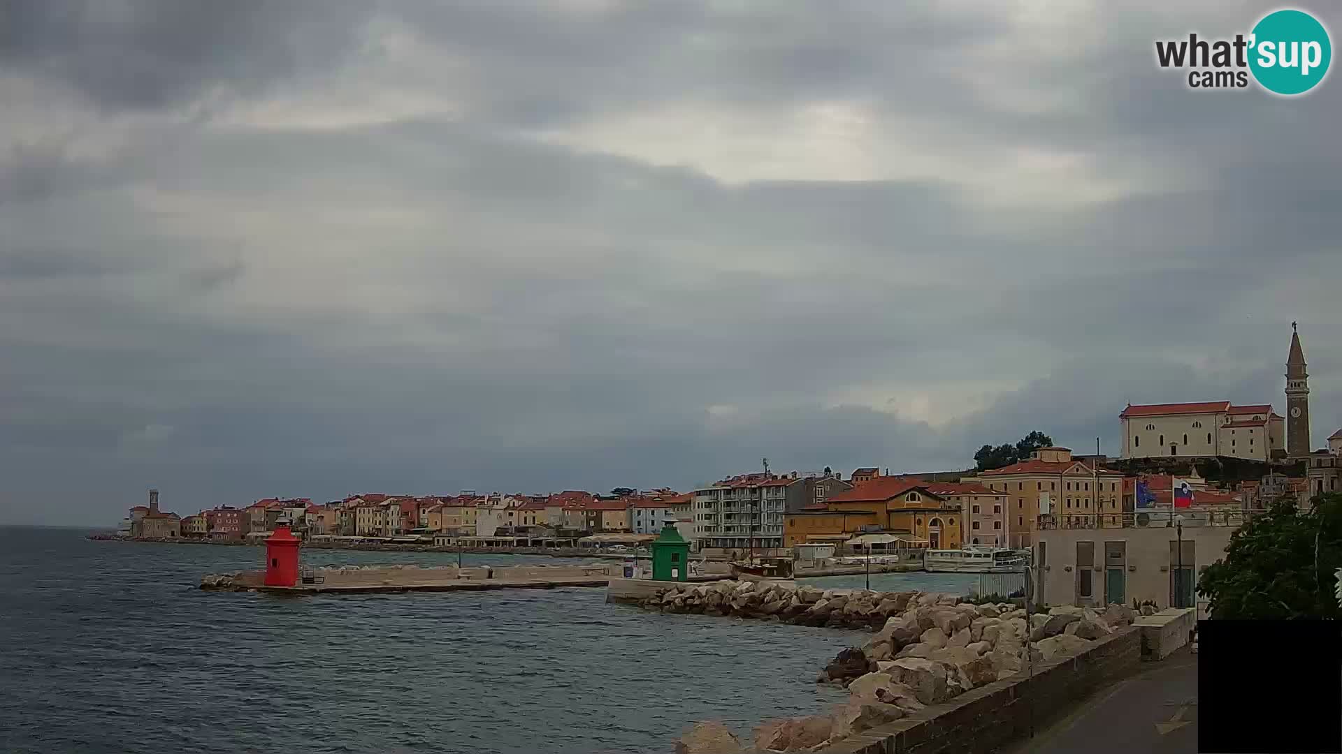 Piran – Pogled proti Punti in Mandraču