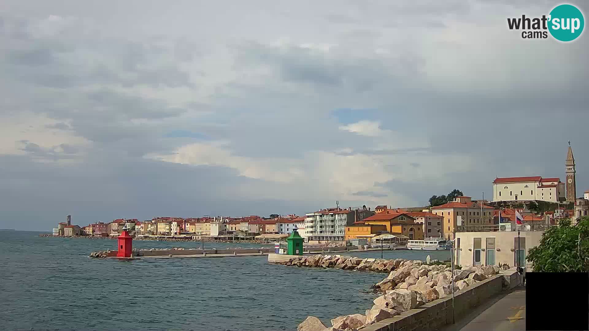 Piran – Pogled proti Punti in Mandraču